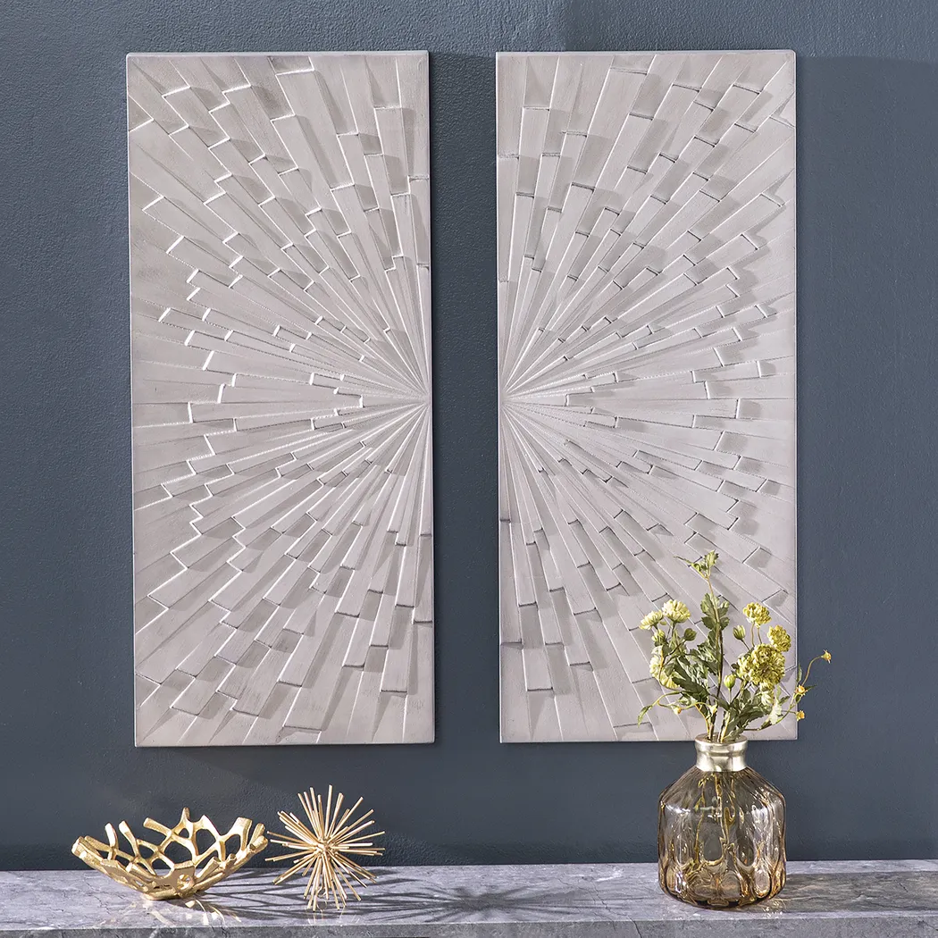 Bensley Gray Wall Panel, Set of 2 - Image 10