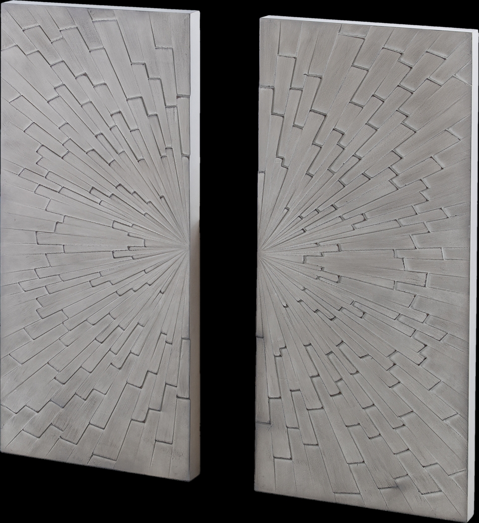 Bensley Gray Wall Panel, Set of 2 - Thumbnail - Image 1