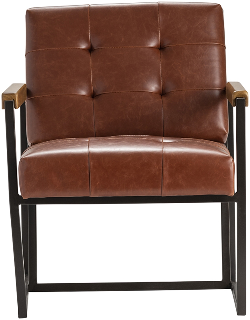 Bensyn Brown Accent Chair - Thumbnail - Image 2