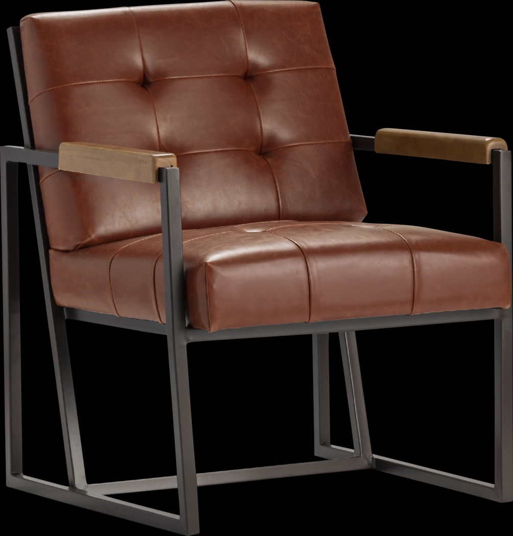 Bensyn Brown Accent Chair - Thumbnail - Image 1