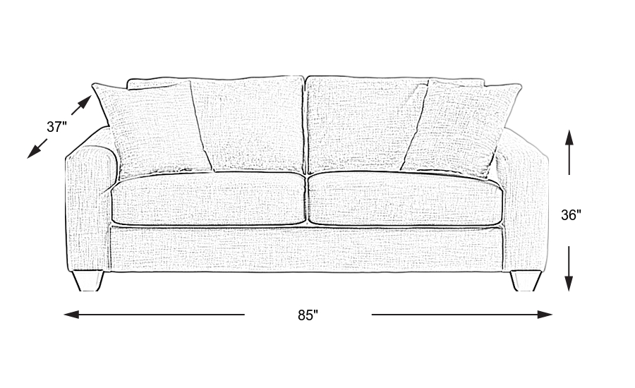 Dimension Image. Please refer to the Dimension Tab on this page for dimension details.