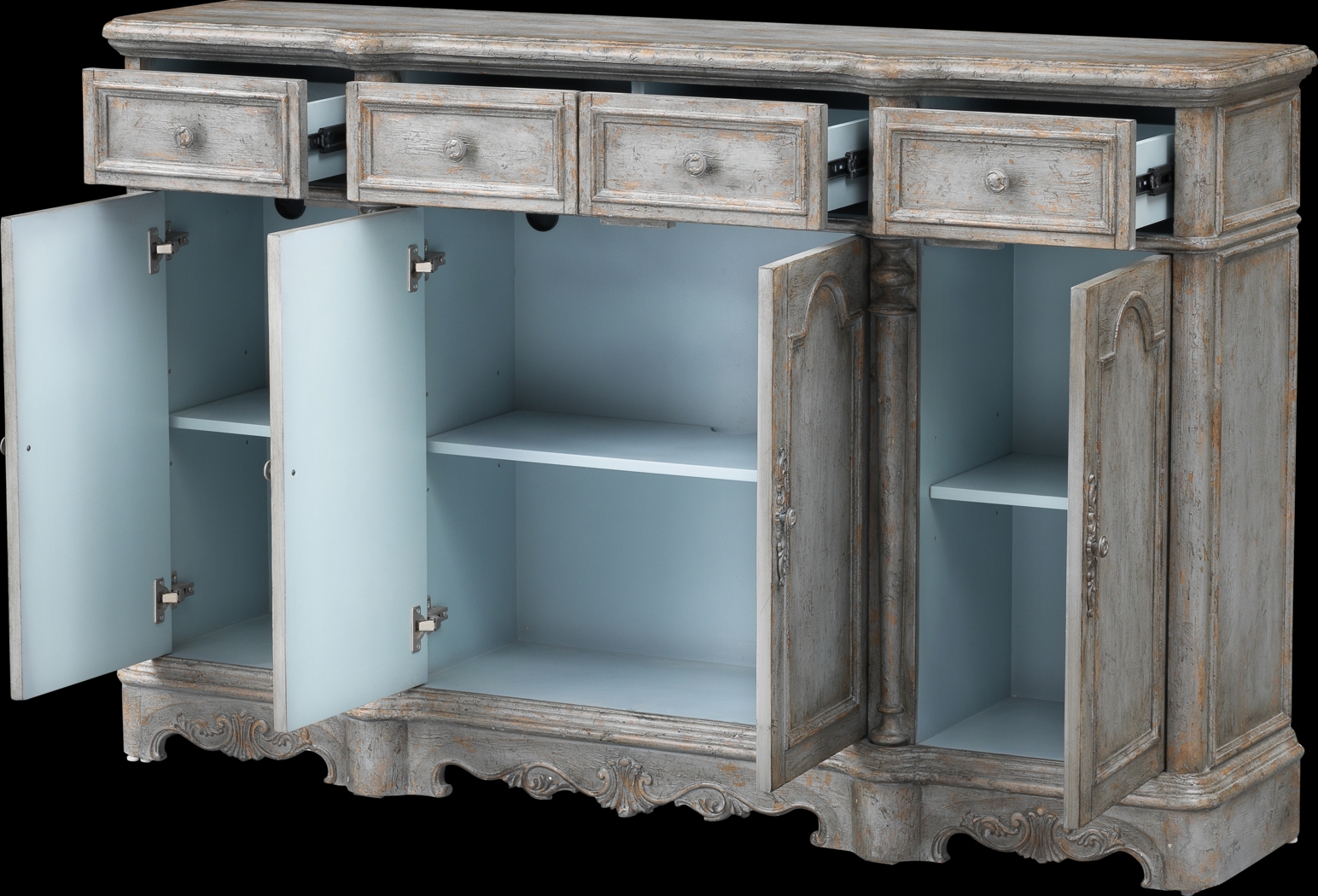 Bentliff Gray Credenza - Thumbnail - Image 3