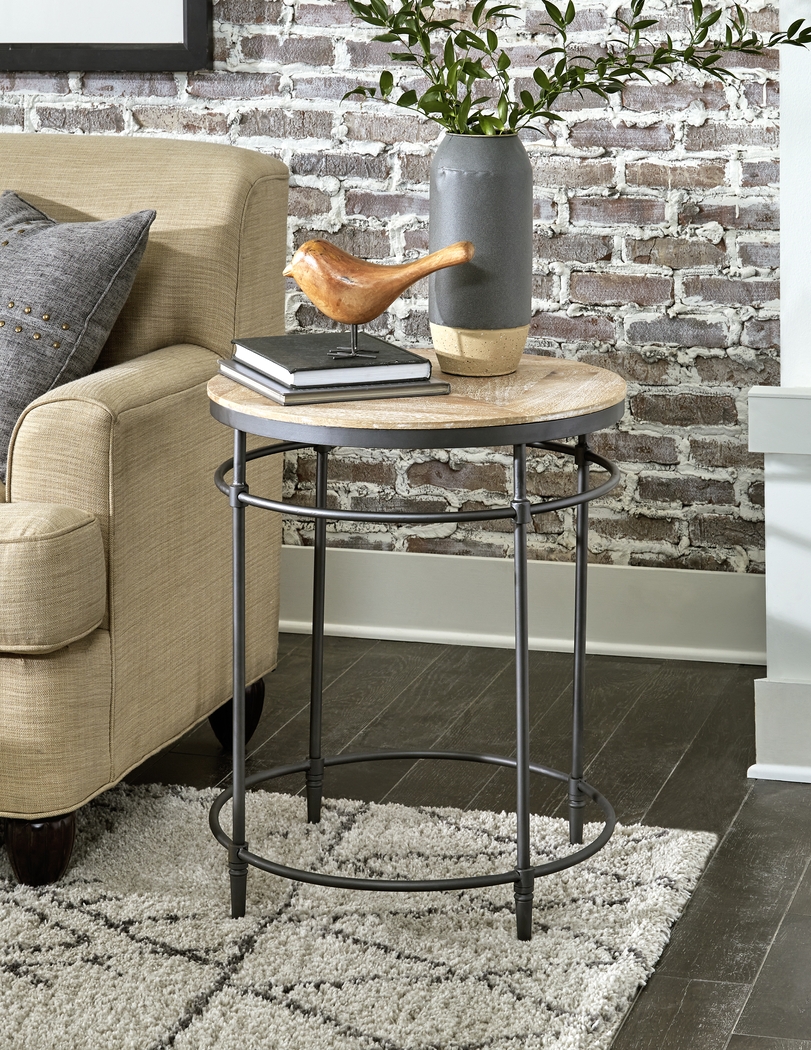 Bentnail Brown End Table - Thumbnail - Image 2