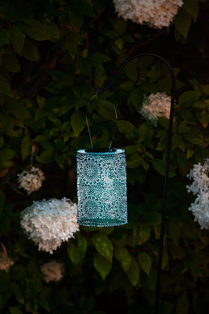 Bento Shade Outdoor Emerald Solar Lantern - Thumbnail - Image 12