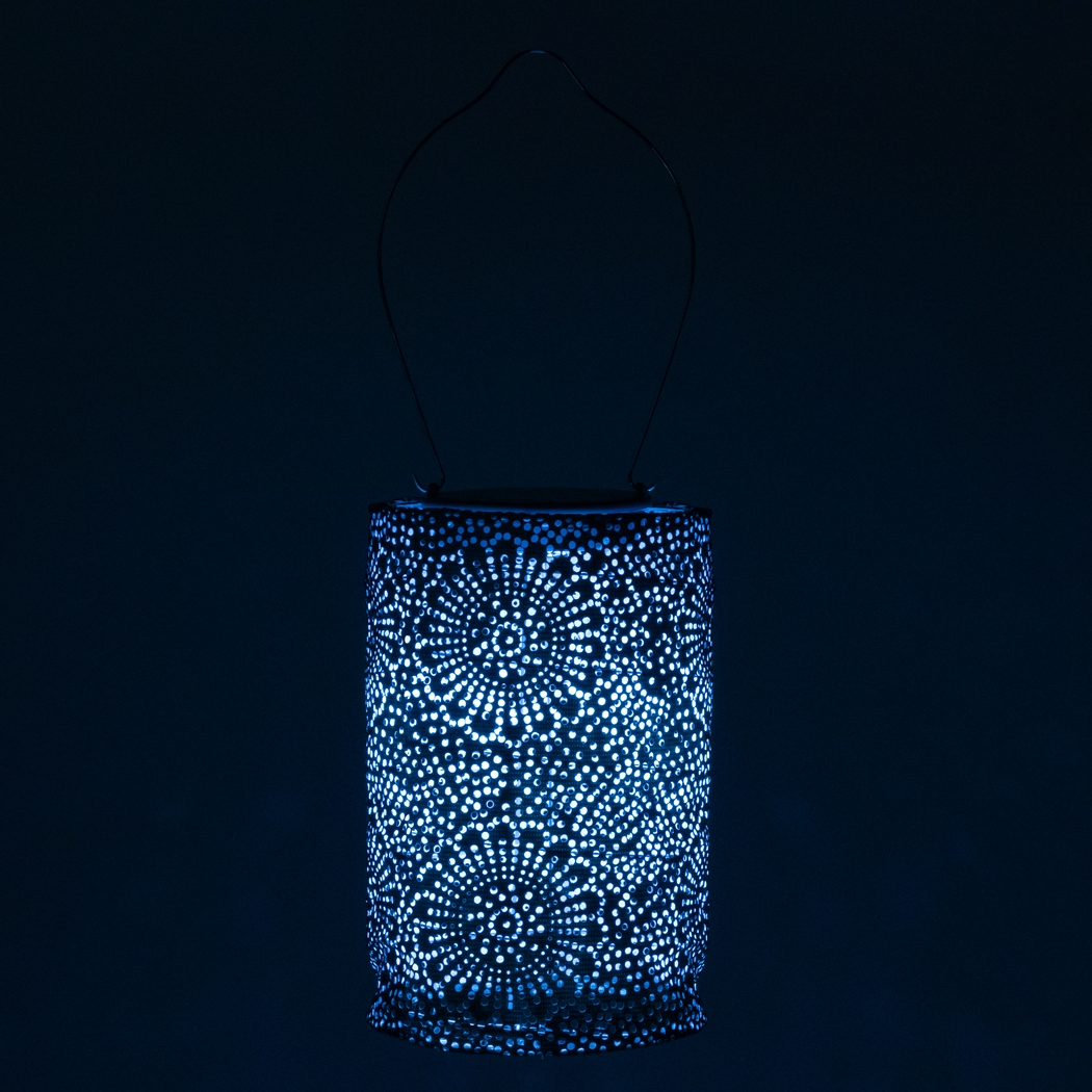 Bento Shade Outdoor Emerald Solar Lantern - Thumbnail - Image 14