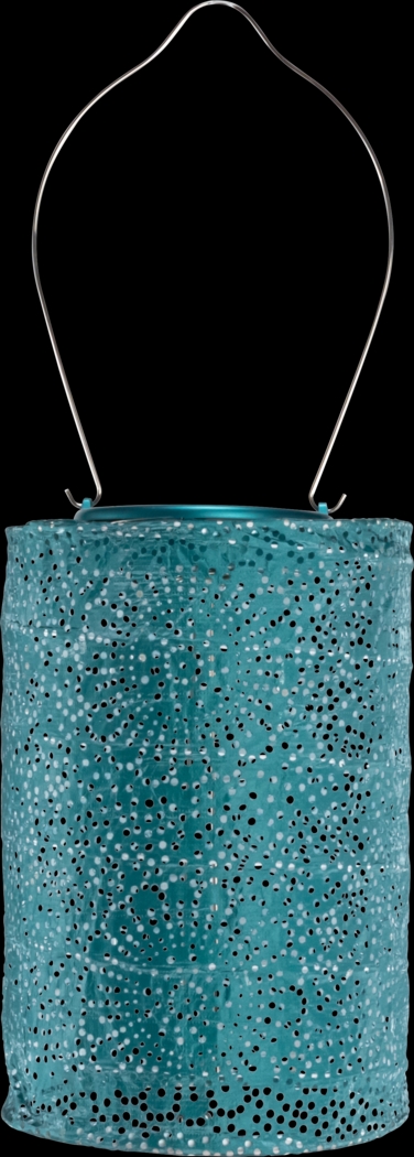 Bento Shade Outdoor Emerald Solar Lantern - Thumbnail - Image 1