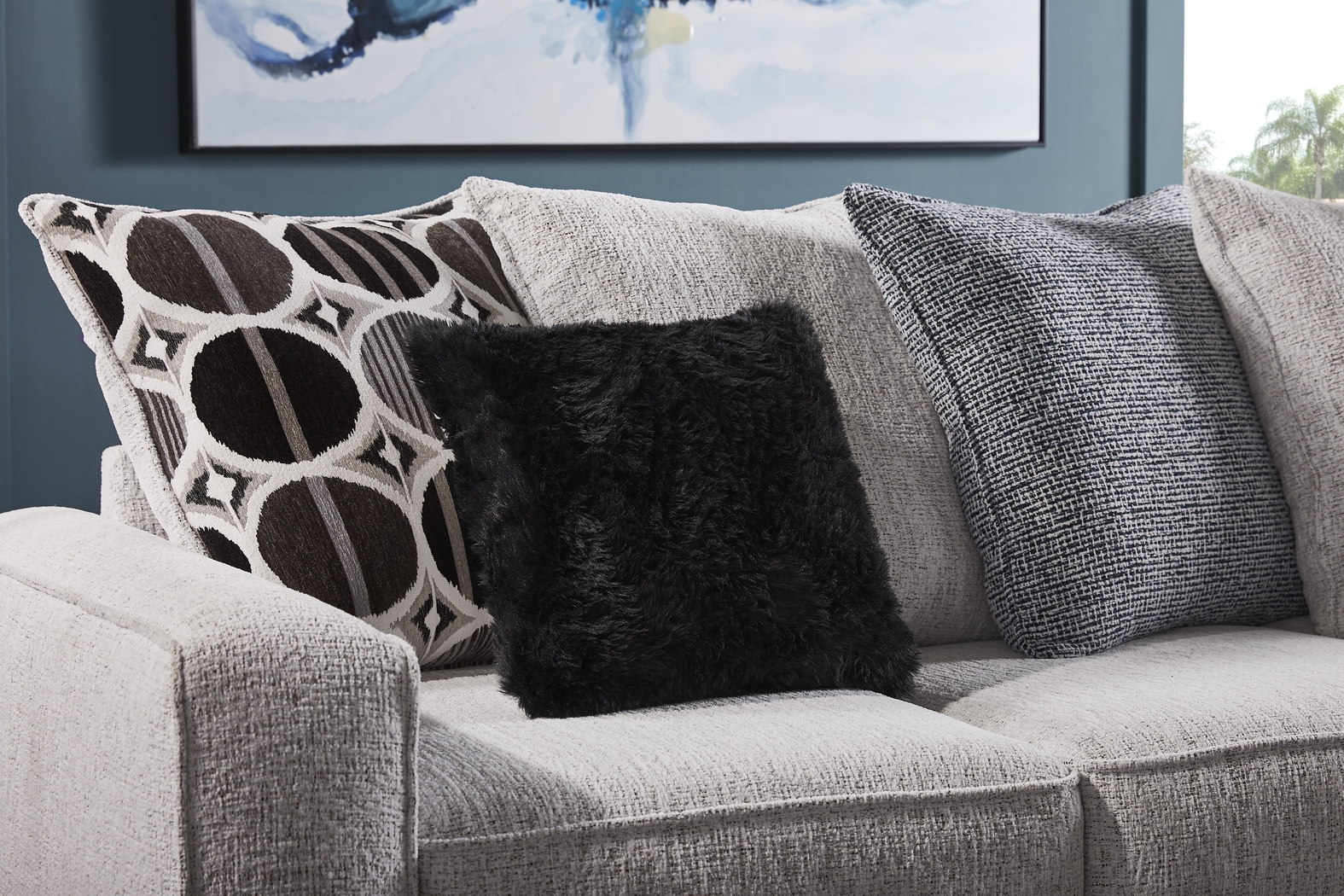 Benton Place Gray 2 Pc Sectional - Thumbnail - Image 4