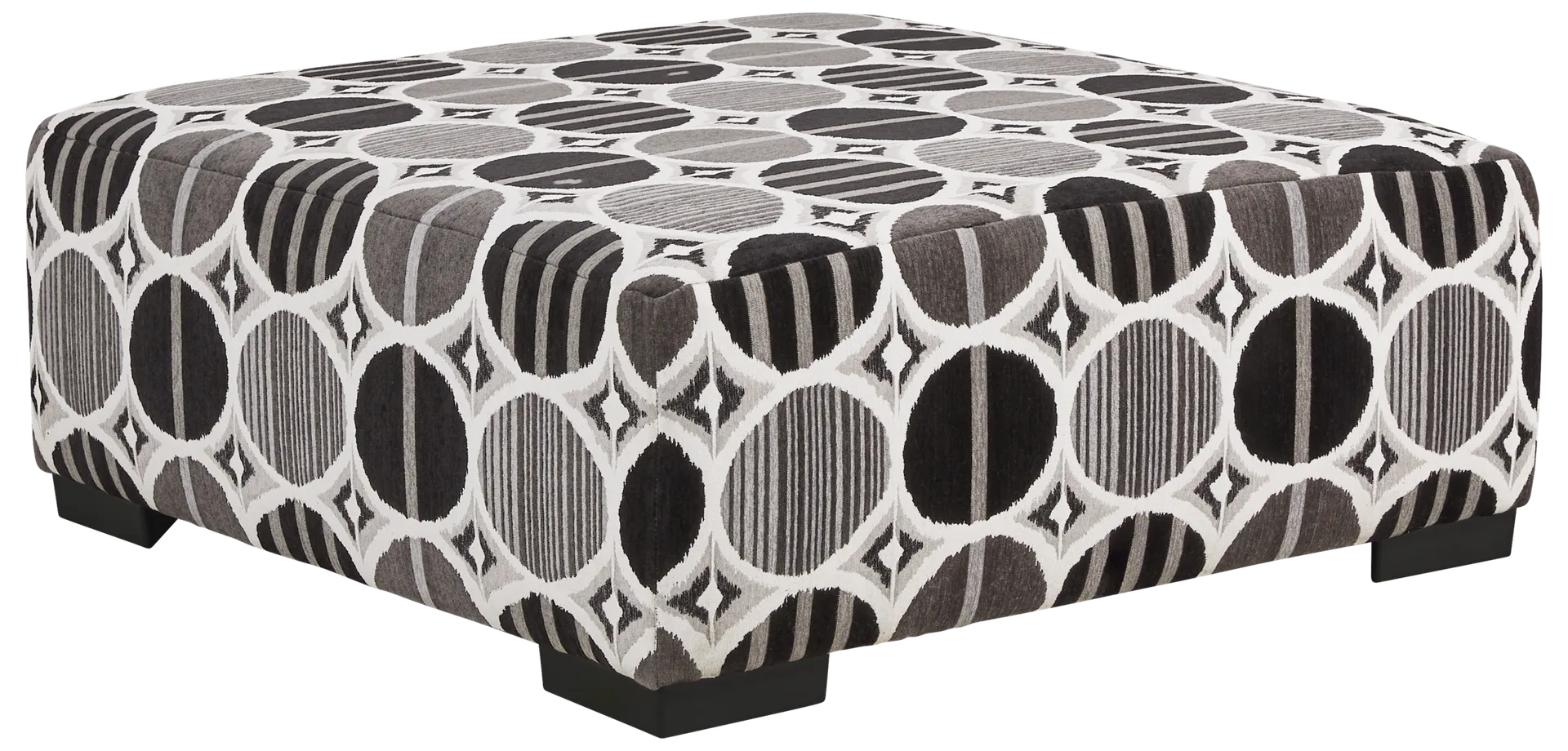 gray cocktail ottoman