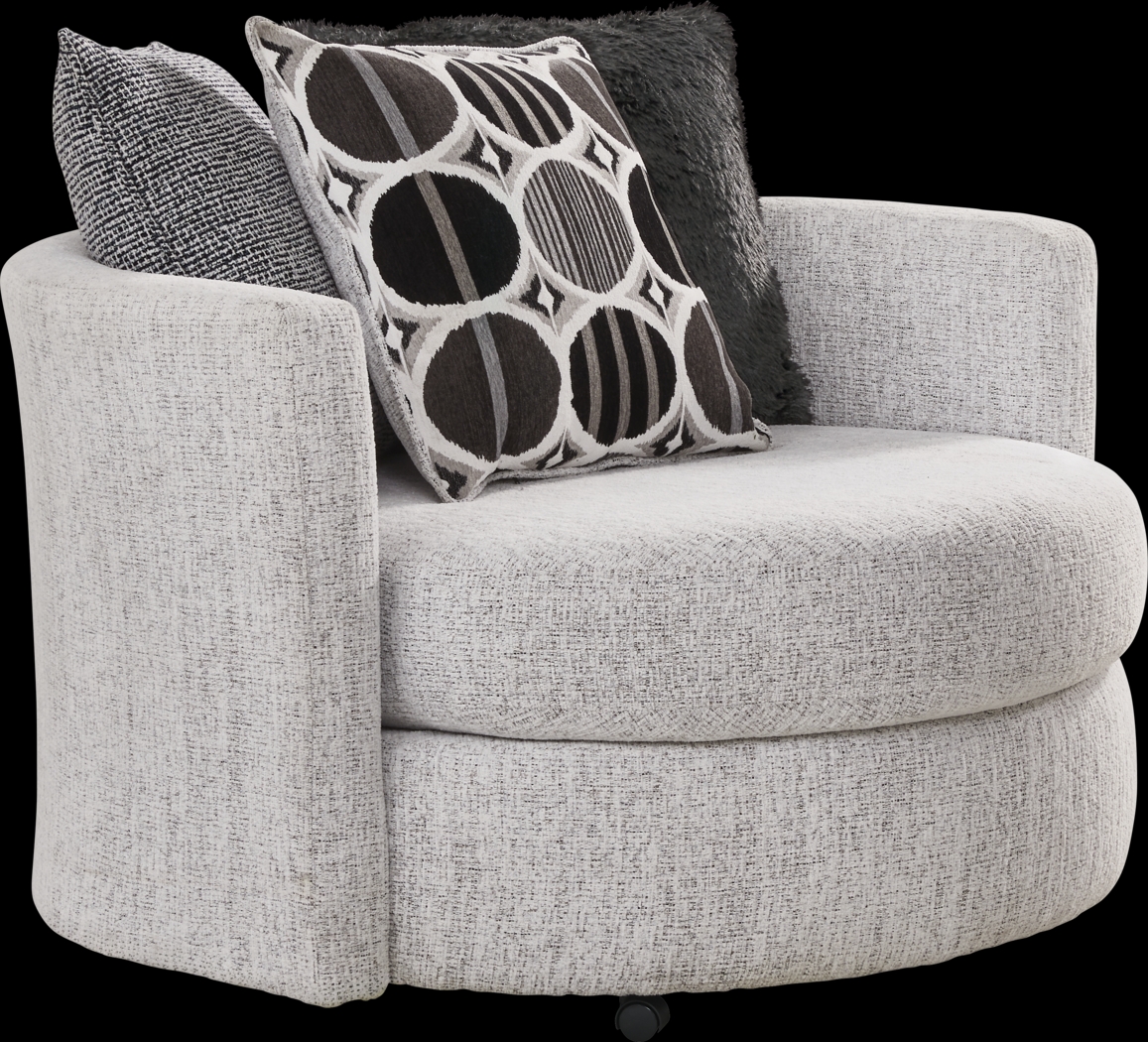 Benton Place Gray 6 Pc Sectional Living Room - Thumbnail - Image 8