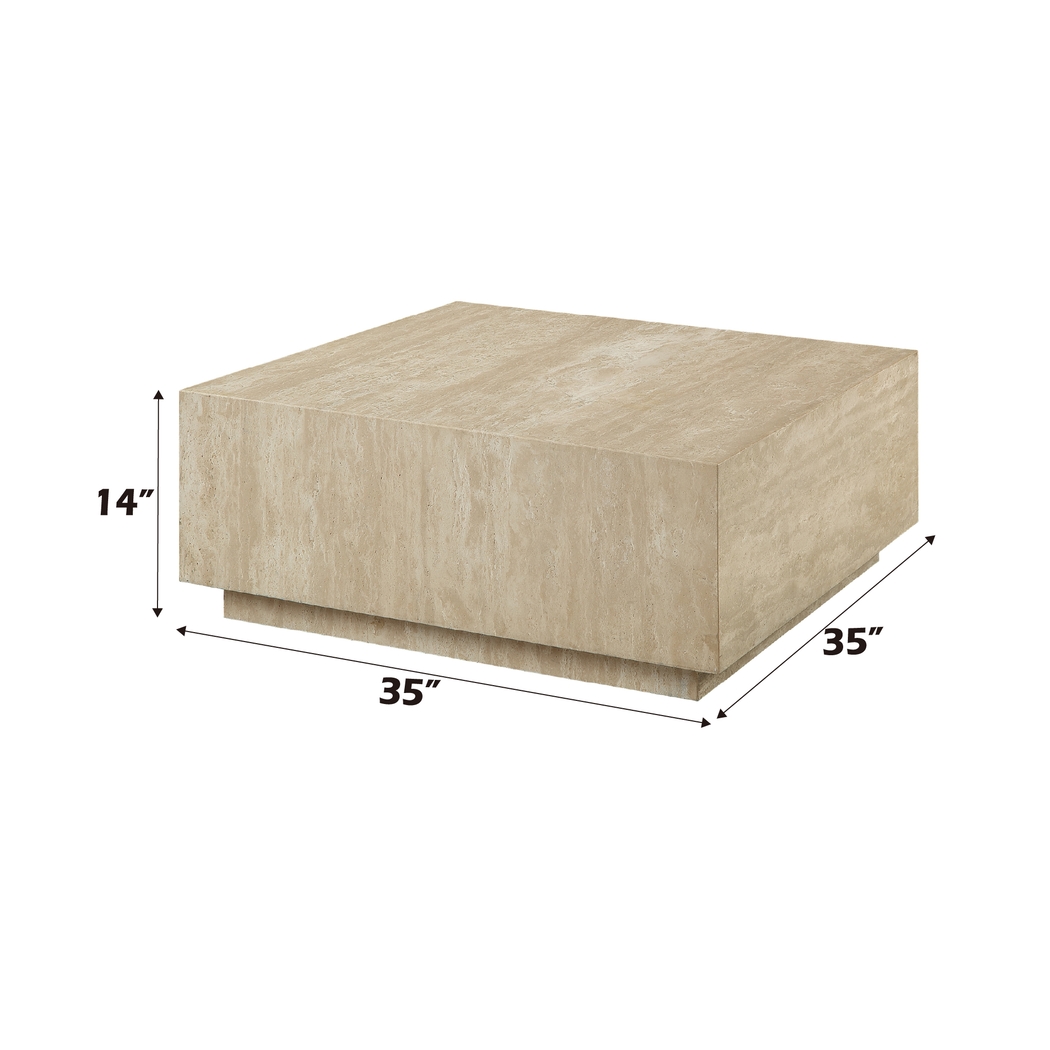 Bentonitea Beige Cocktail Table - Thumbnail - Image 3