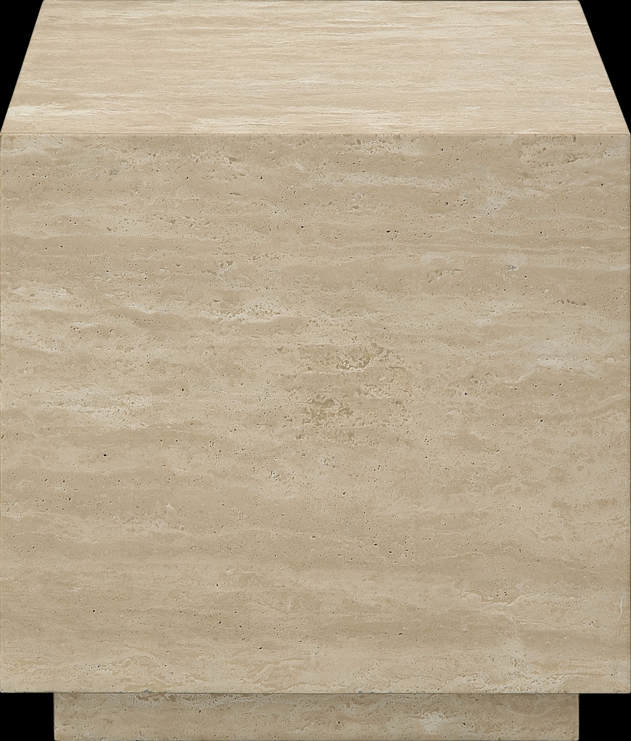 Bentonitea Beige End Table - Thumbnail - Image 3