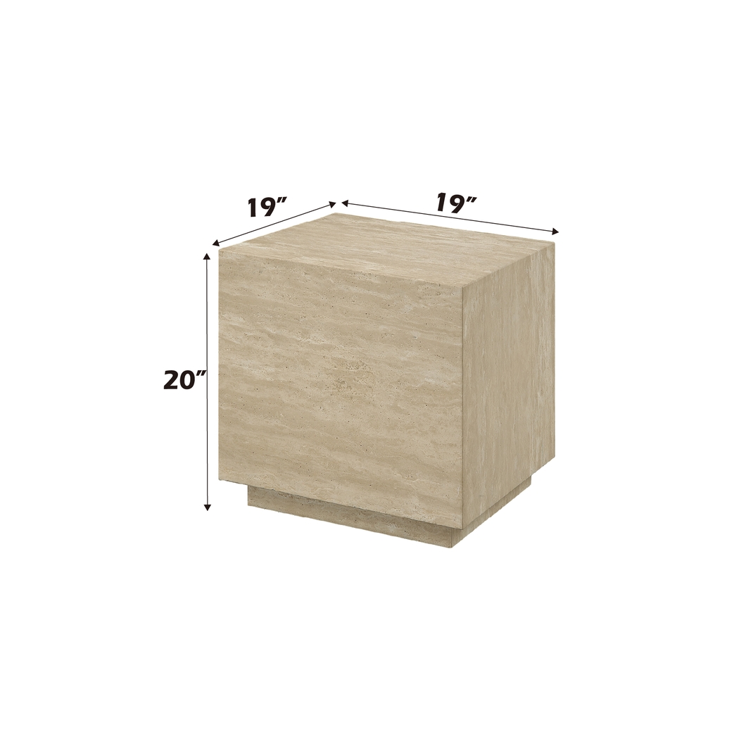 Bentonitea Beige End Table - Thumbnail - Image 5