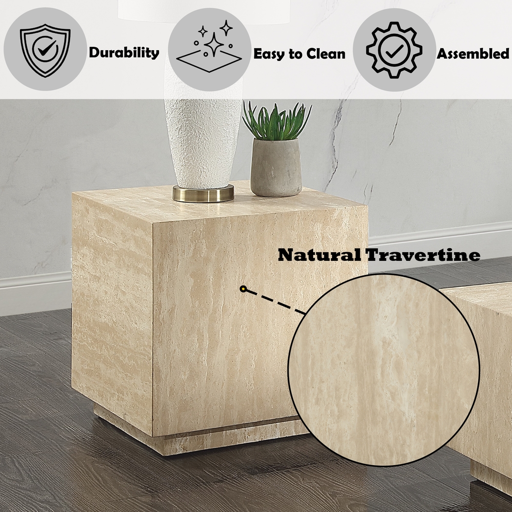 Bentonitea Beige End Table - Thumbnail - Image 6