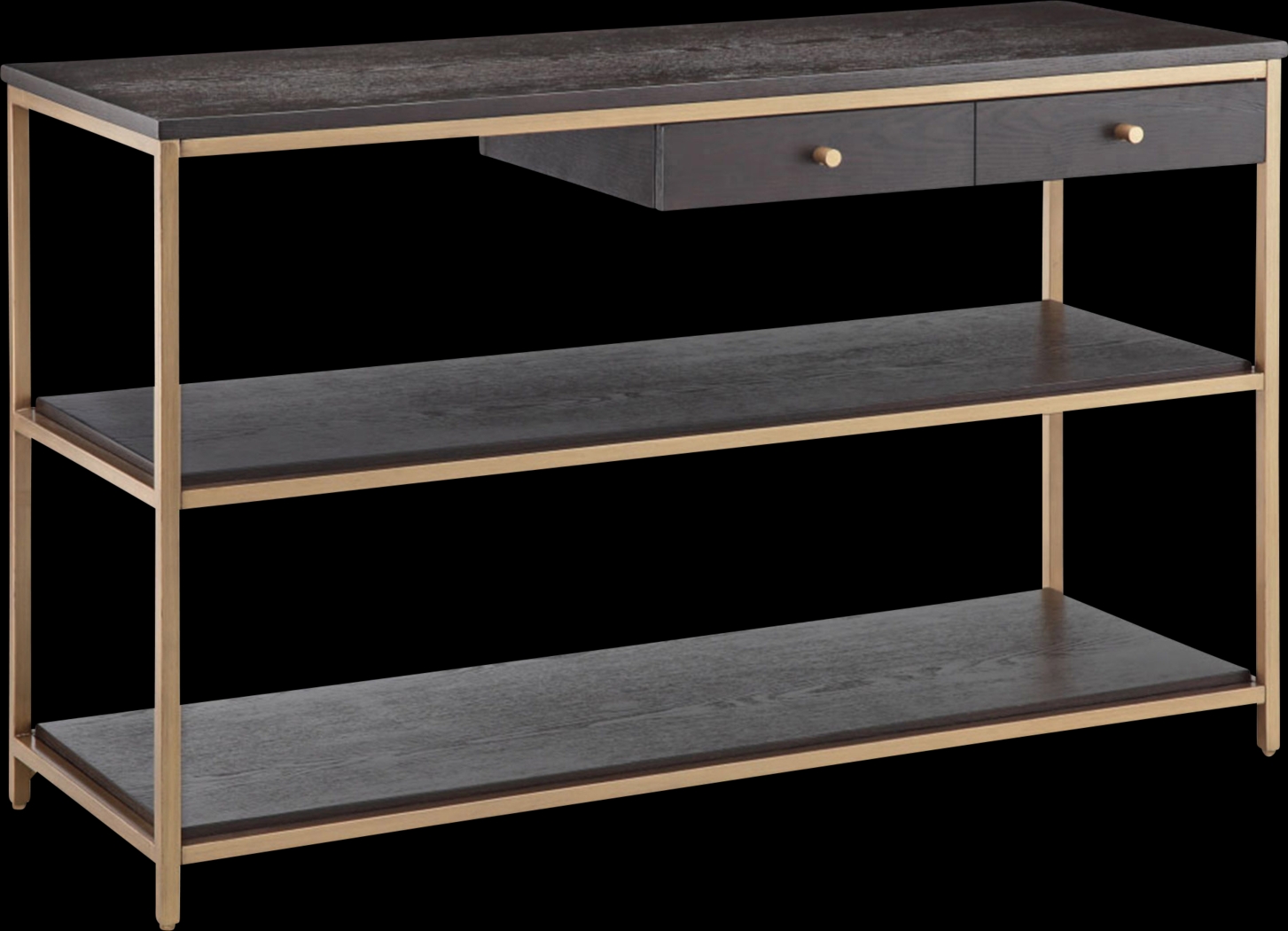 Bentpath Espresso Console Table - Thumbnail - Image 1