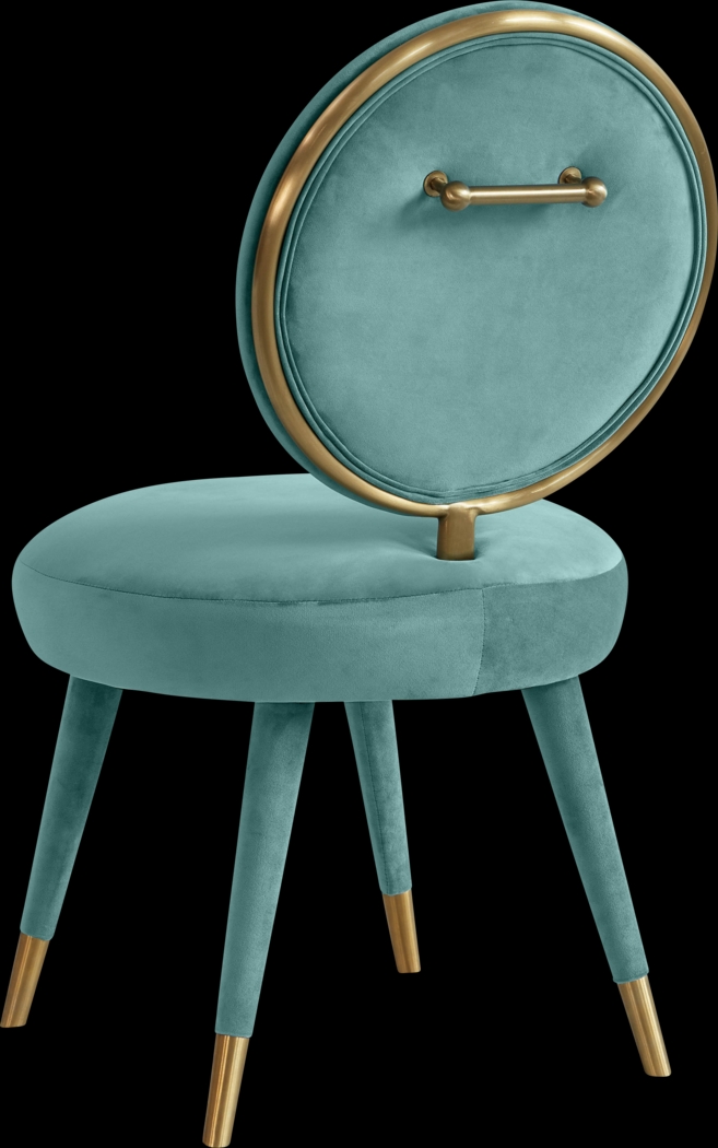 Benview Blue Side Chair - Thumbnail - Image 3