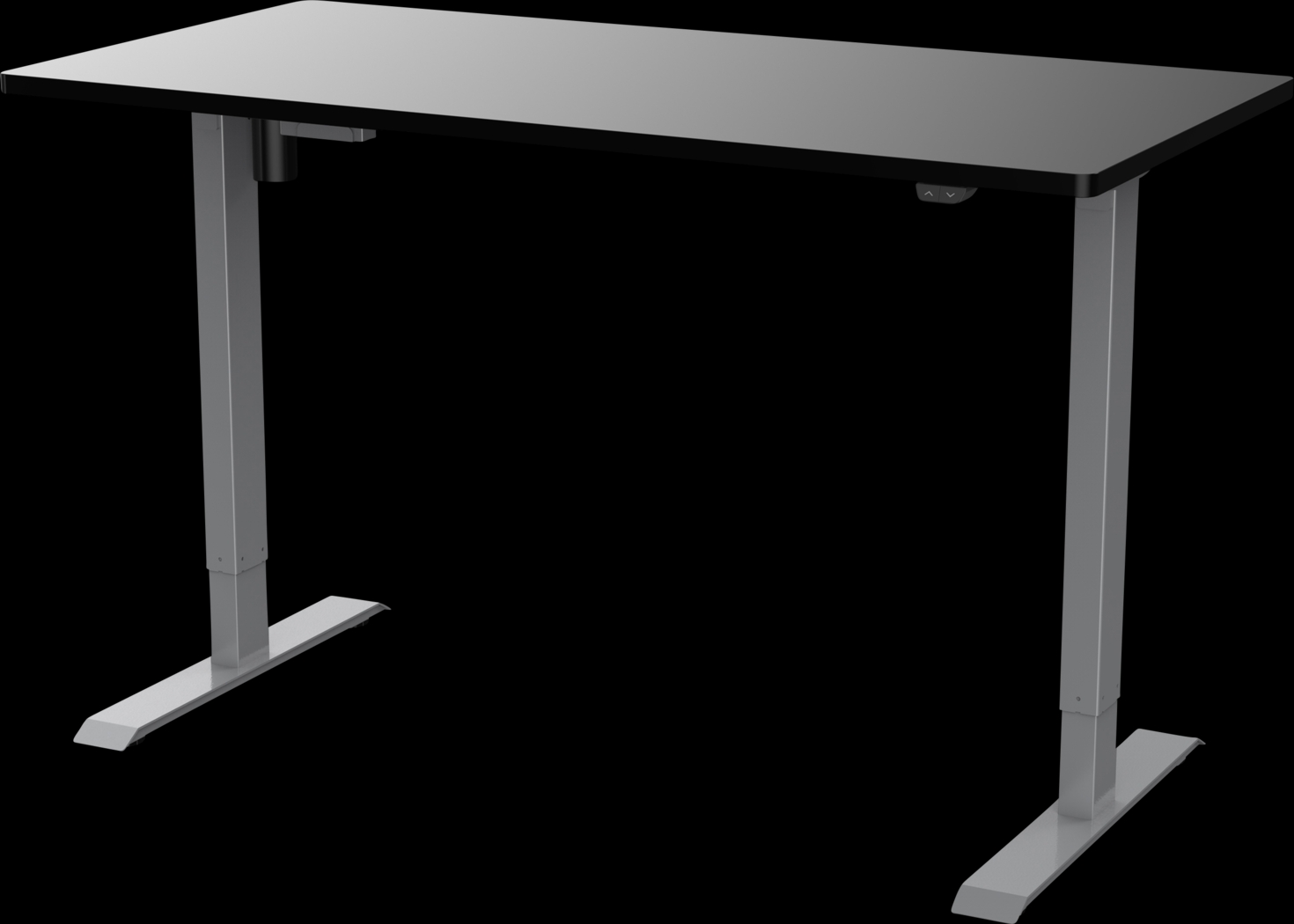 Benwin Black Adjustable Desk - Thumbnail - Image 8