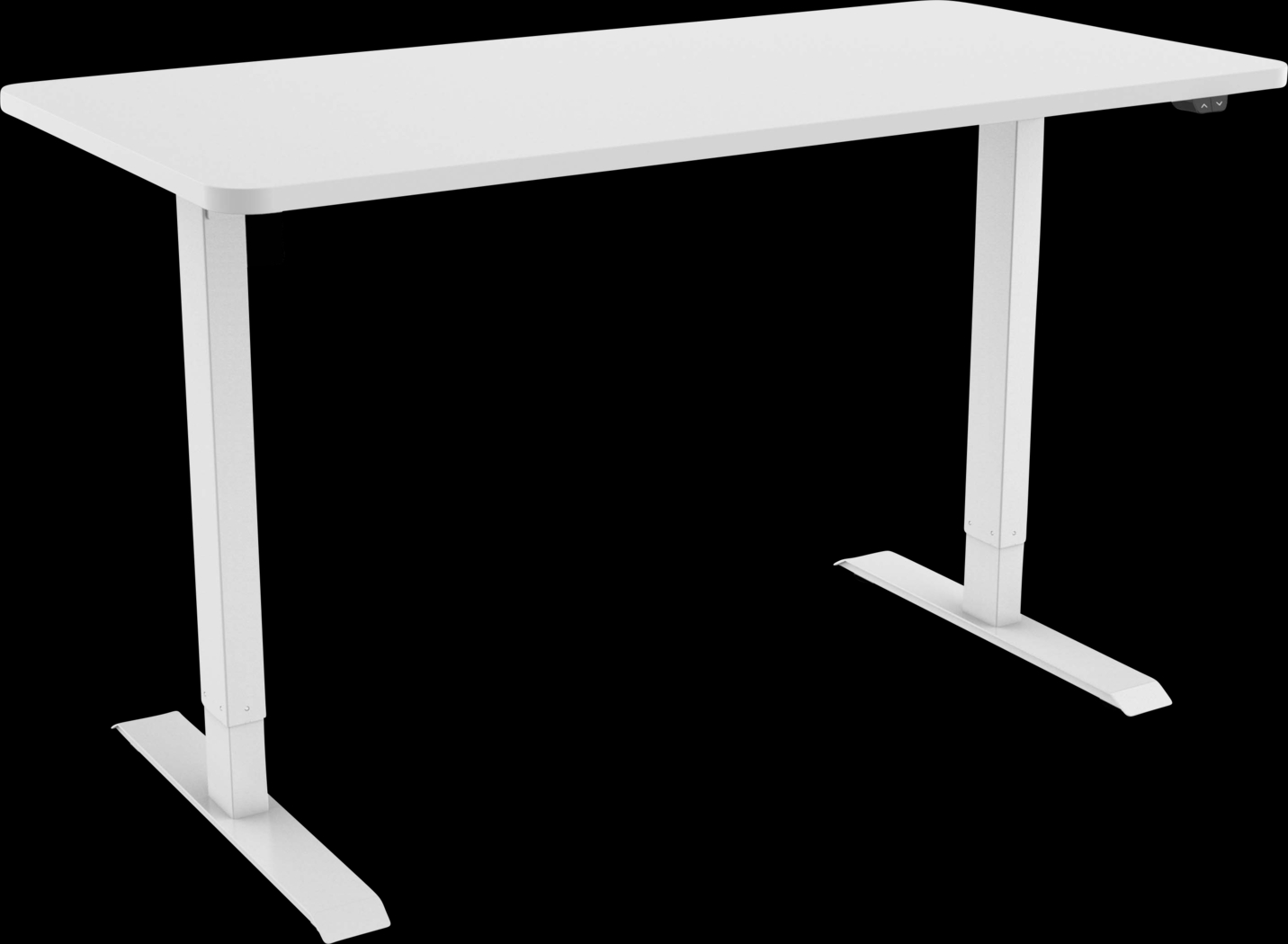 Benwin White Adjustable Desk - Thumbnail - Image 5