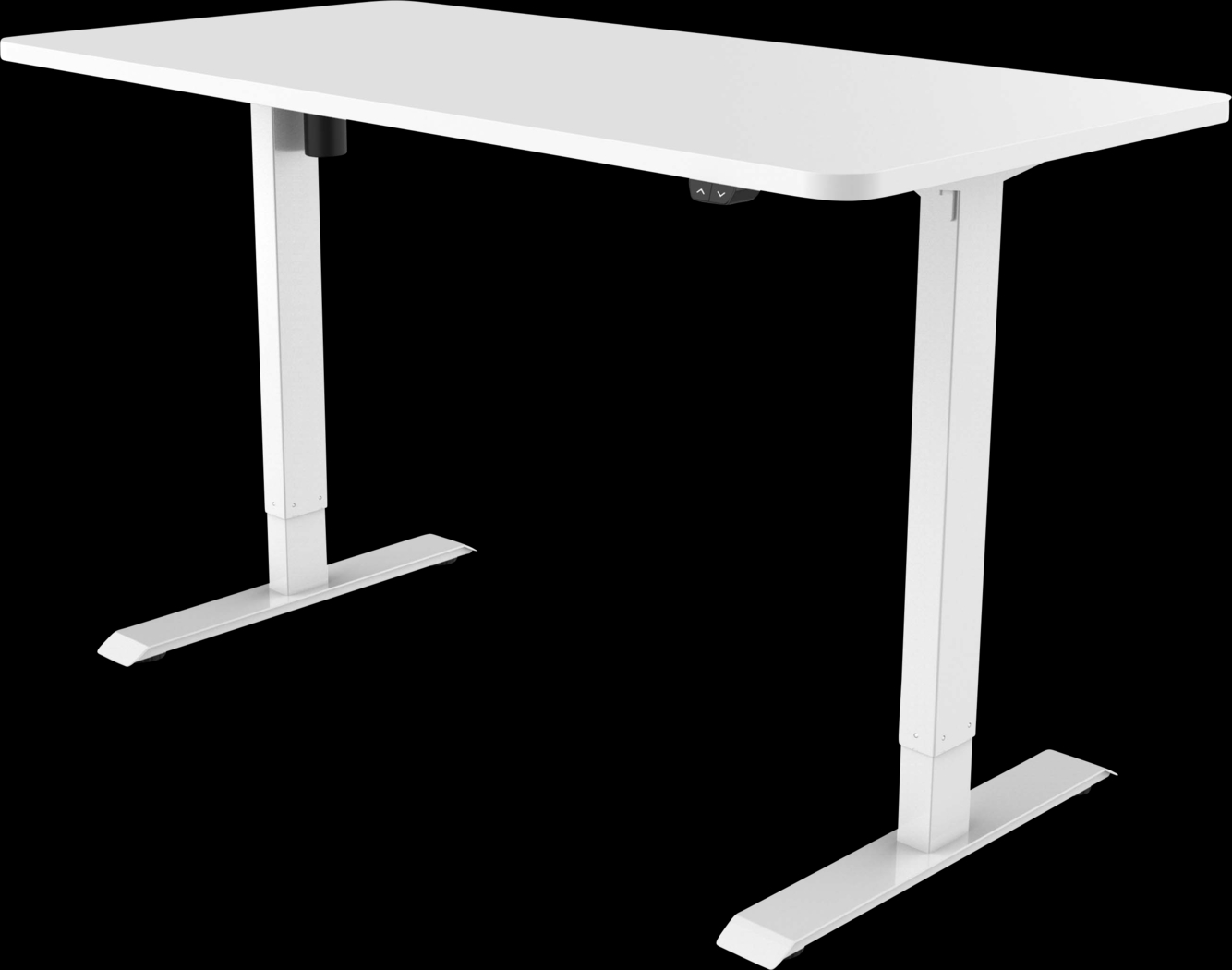 Benwin White Adjustable Desk - Thumbnail - Image 7