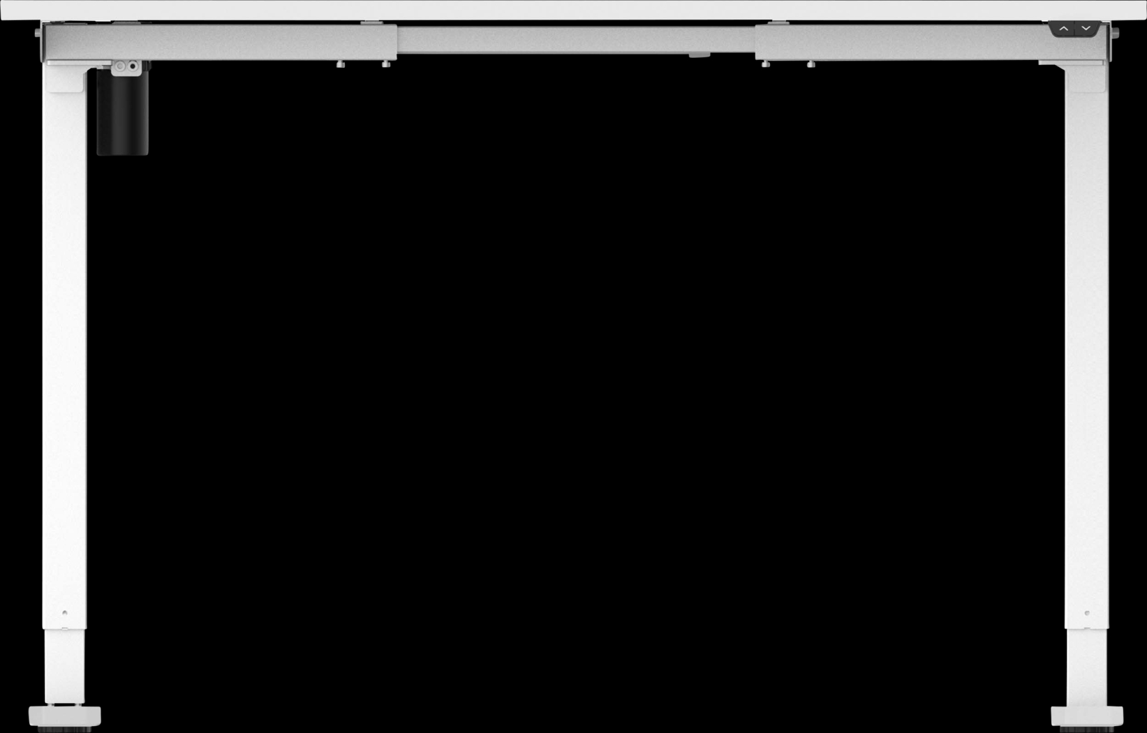 Benwin White Adjustable Desk - Thumbnail - Image 8