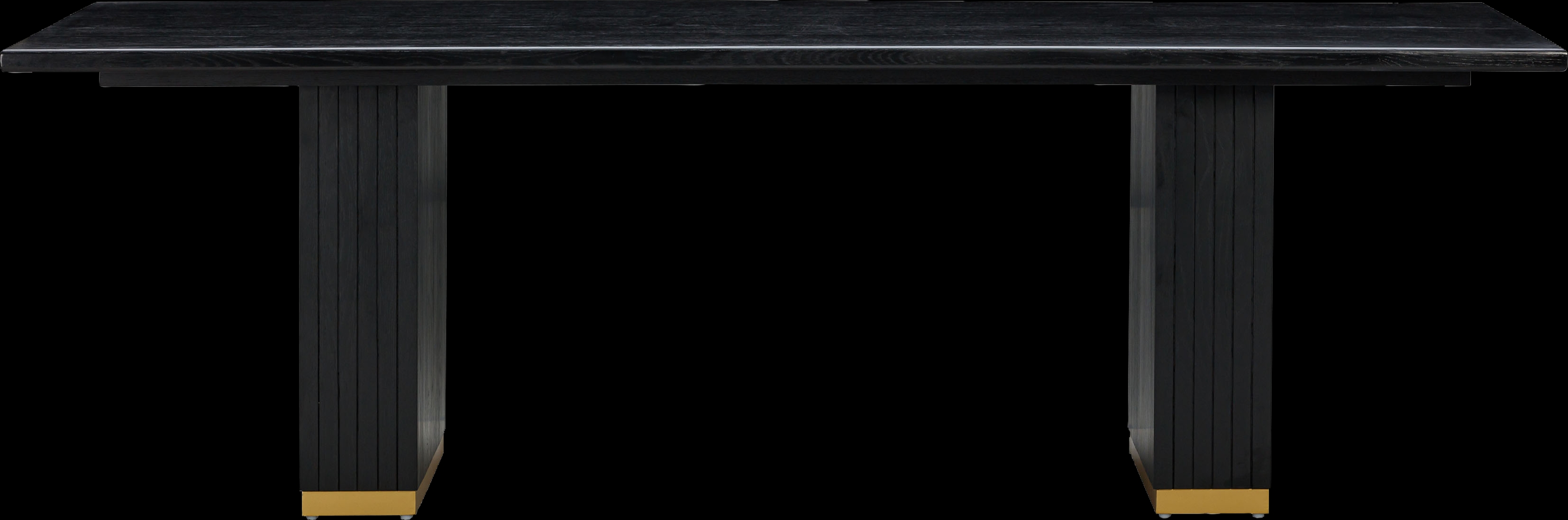 Bequette Black Dining Table - Thumbnail - Image 7