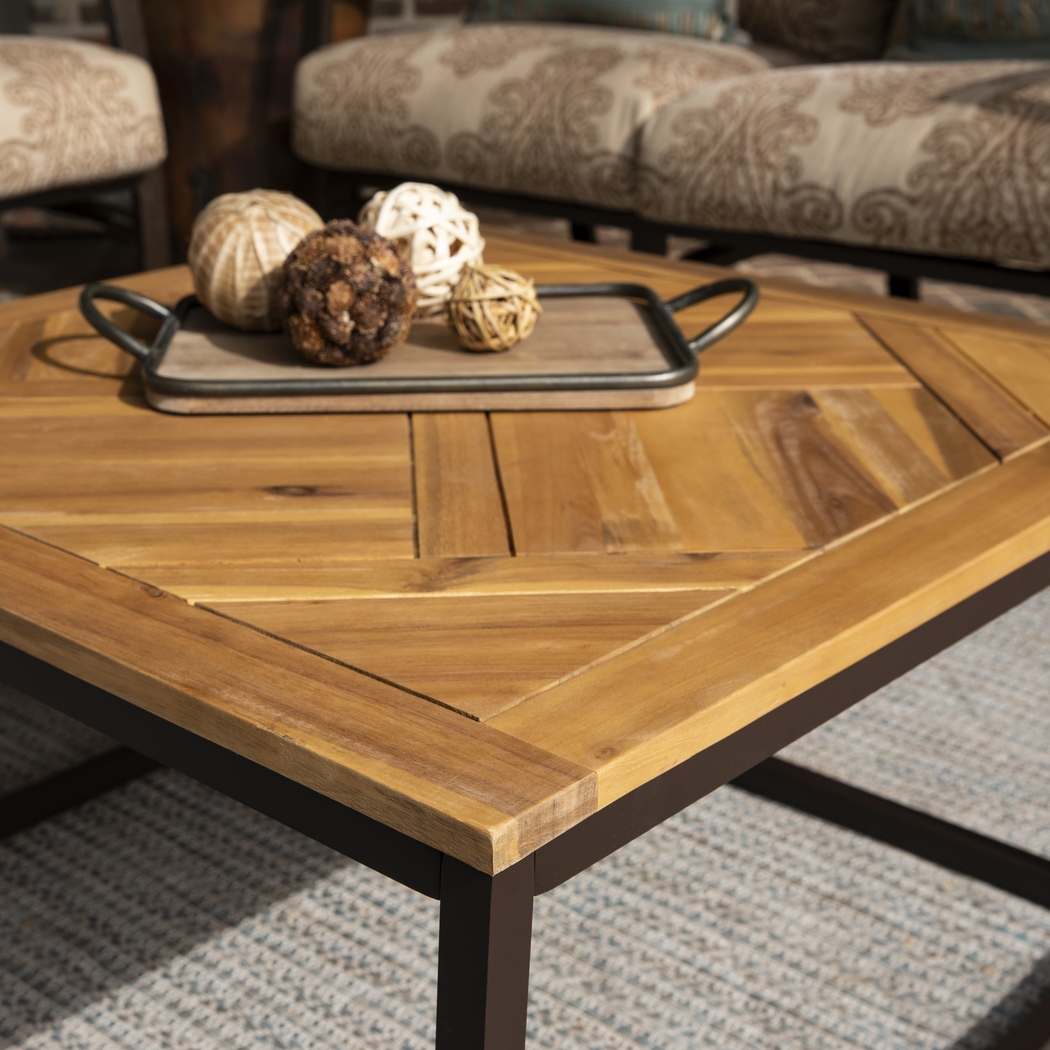 Beraga Natural Outdoor Cocktail Table - Thumbnail - Image 3