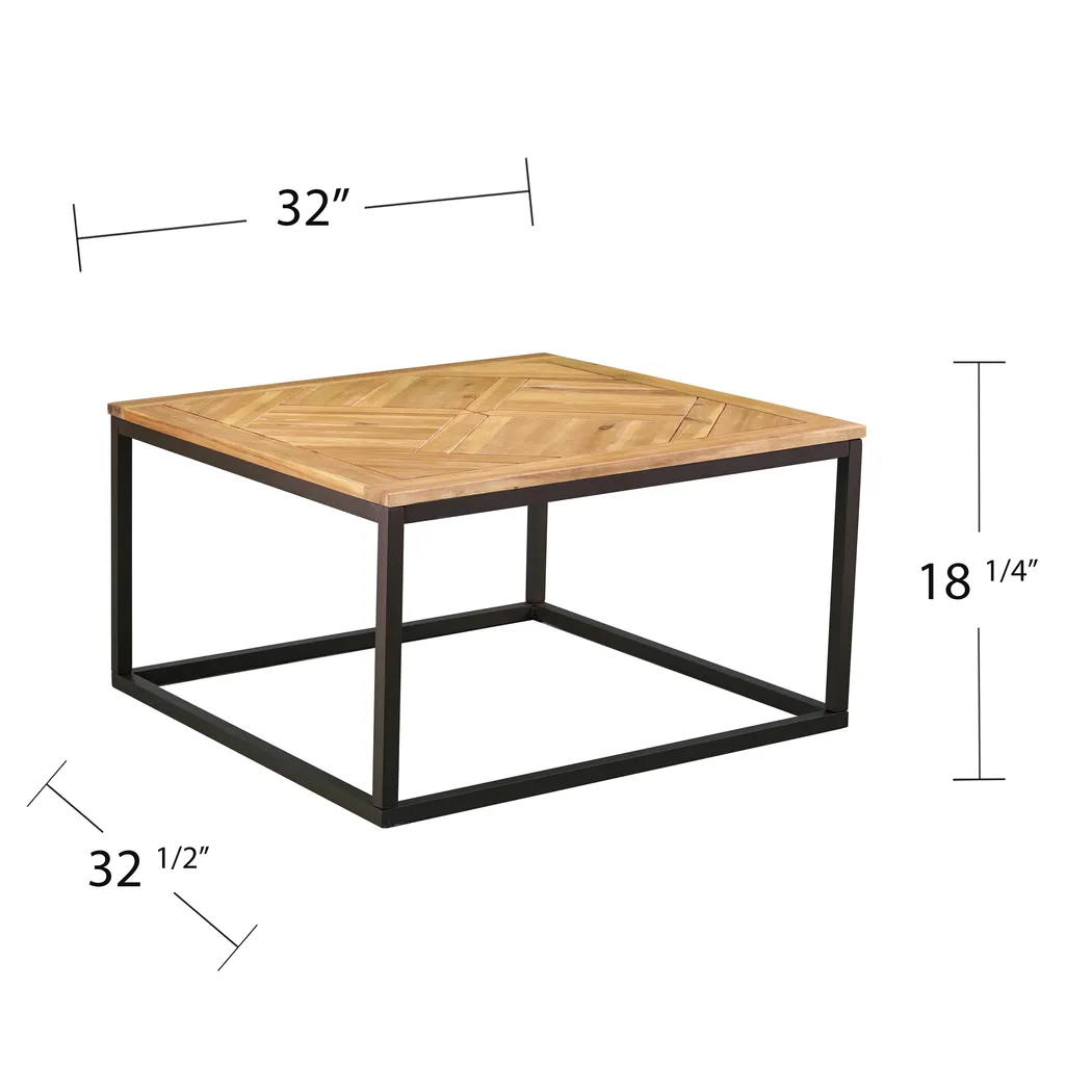 Beraga Natural Outdoor Cocktail Table - Image 7