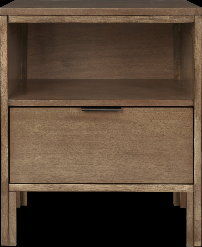 Berdella Brown Nightstand - Thumbnail - Image 2