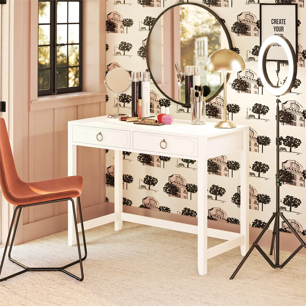 Berenger White Desk - Thumbnail - Image 3