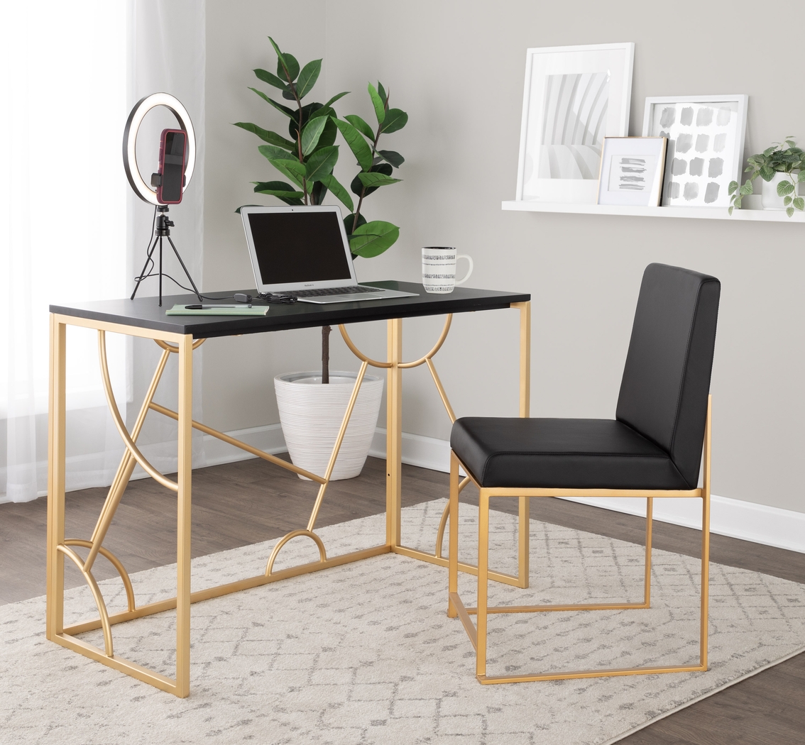 Berewick Black Desk - Thumbnail - Image 3