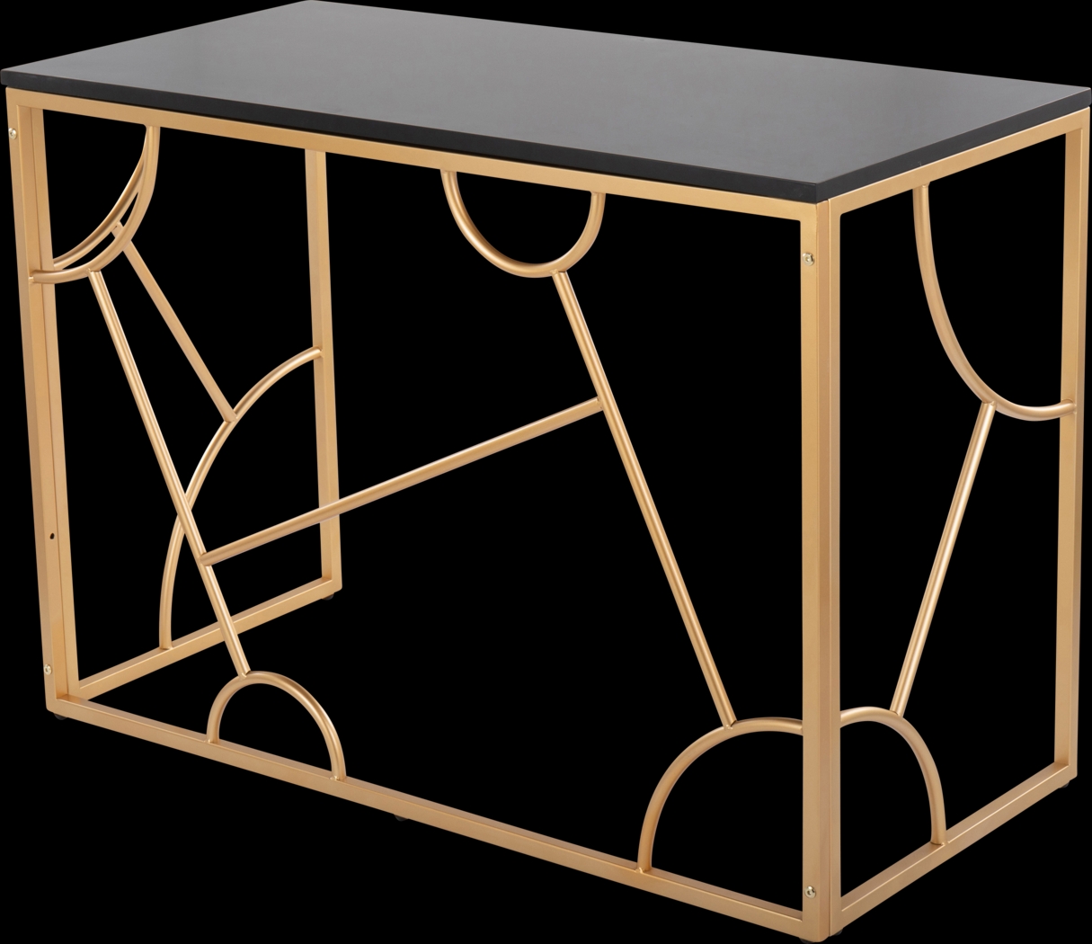 Berewick Black Desk - Thumbnail - Image 4