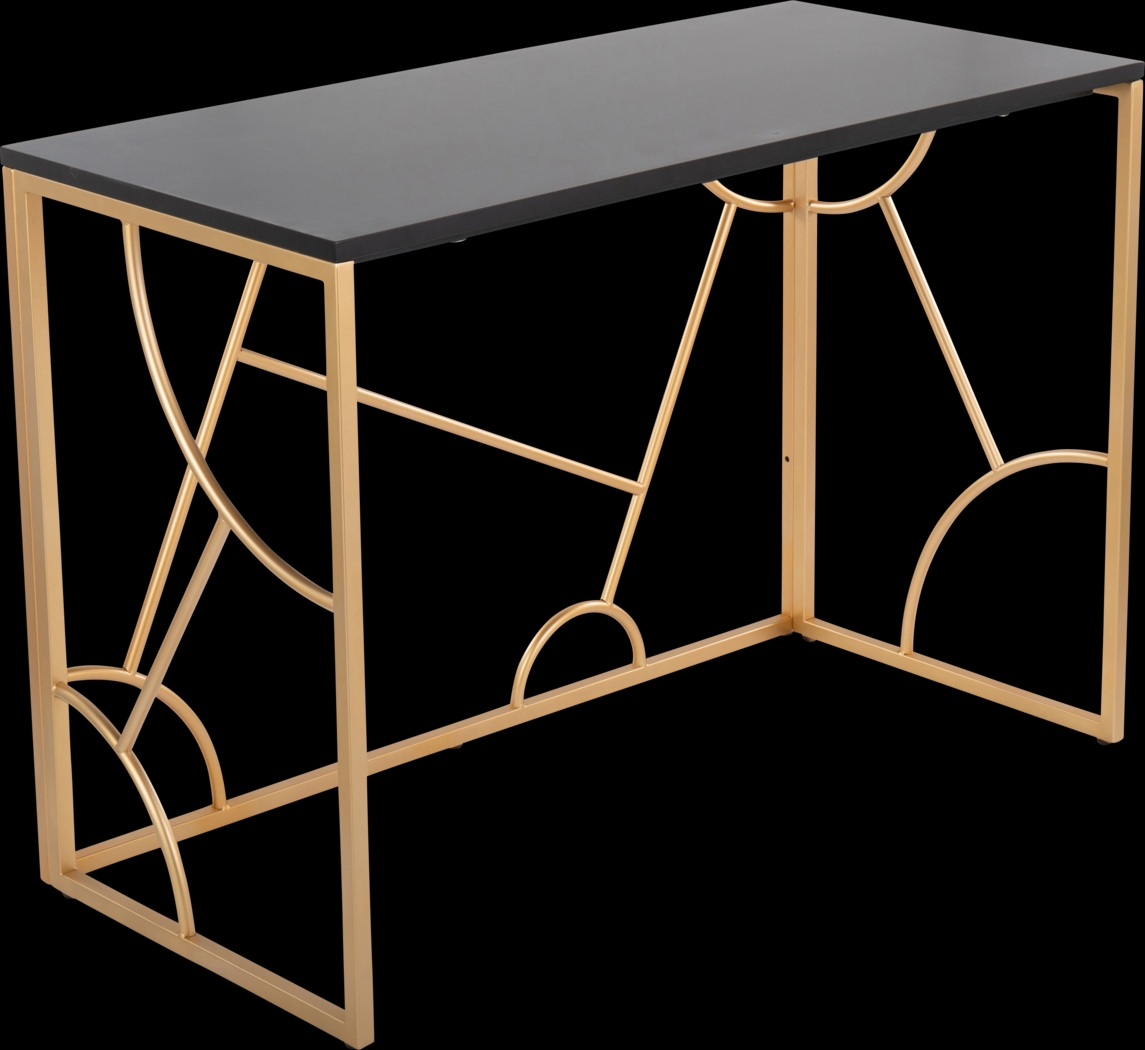 Berewick Black Desk - Thumbnail - Image 1