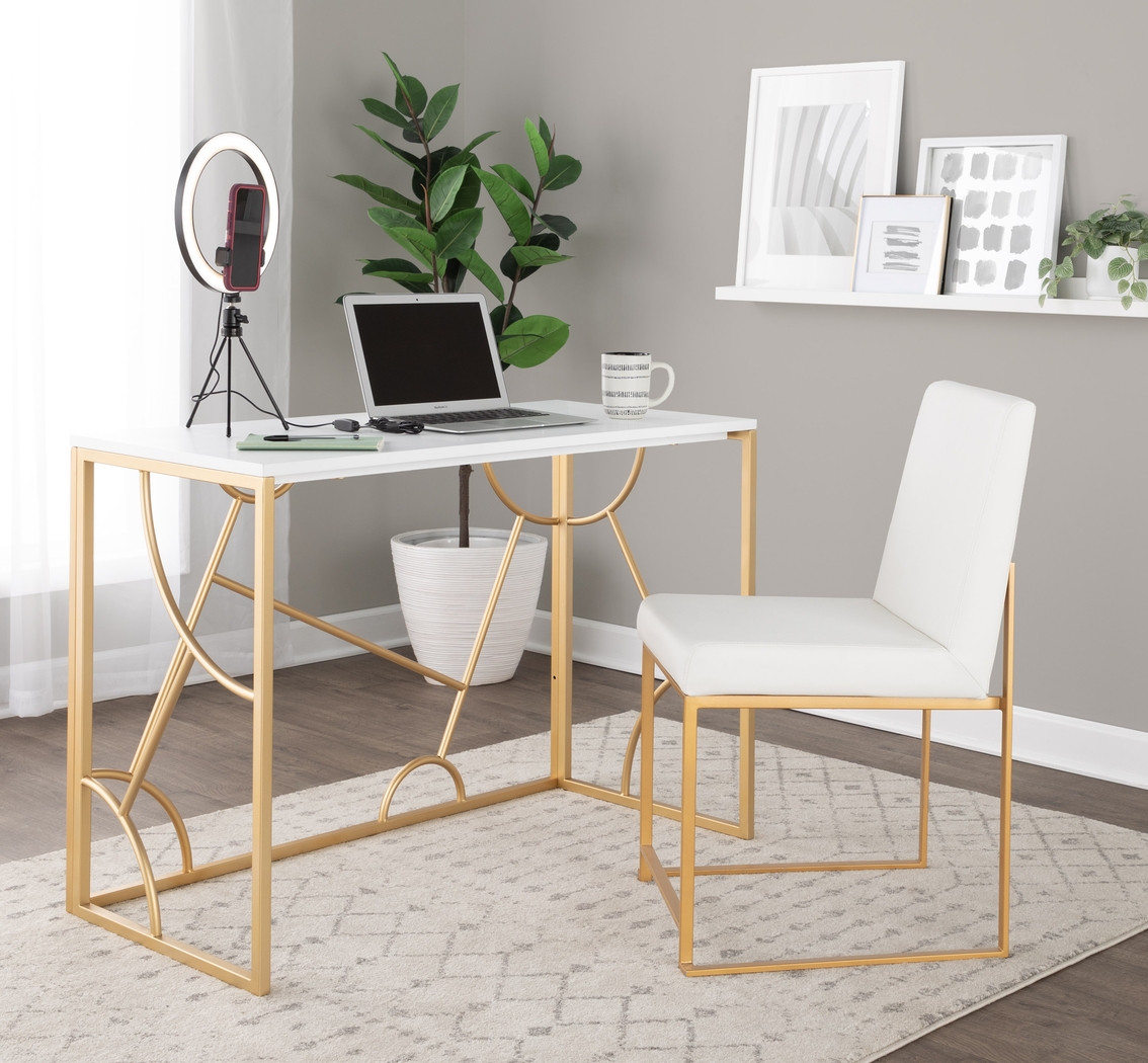 Berewick White Desk - Thumbnail - Image 3