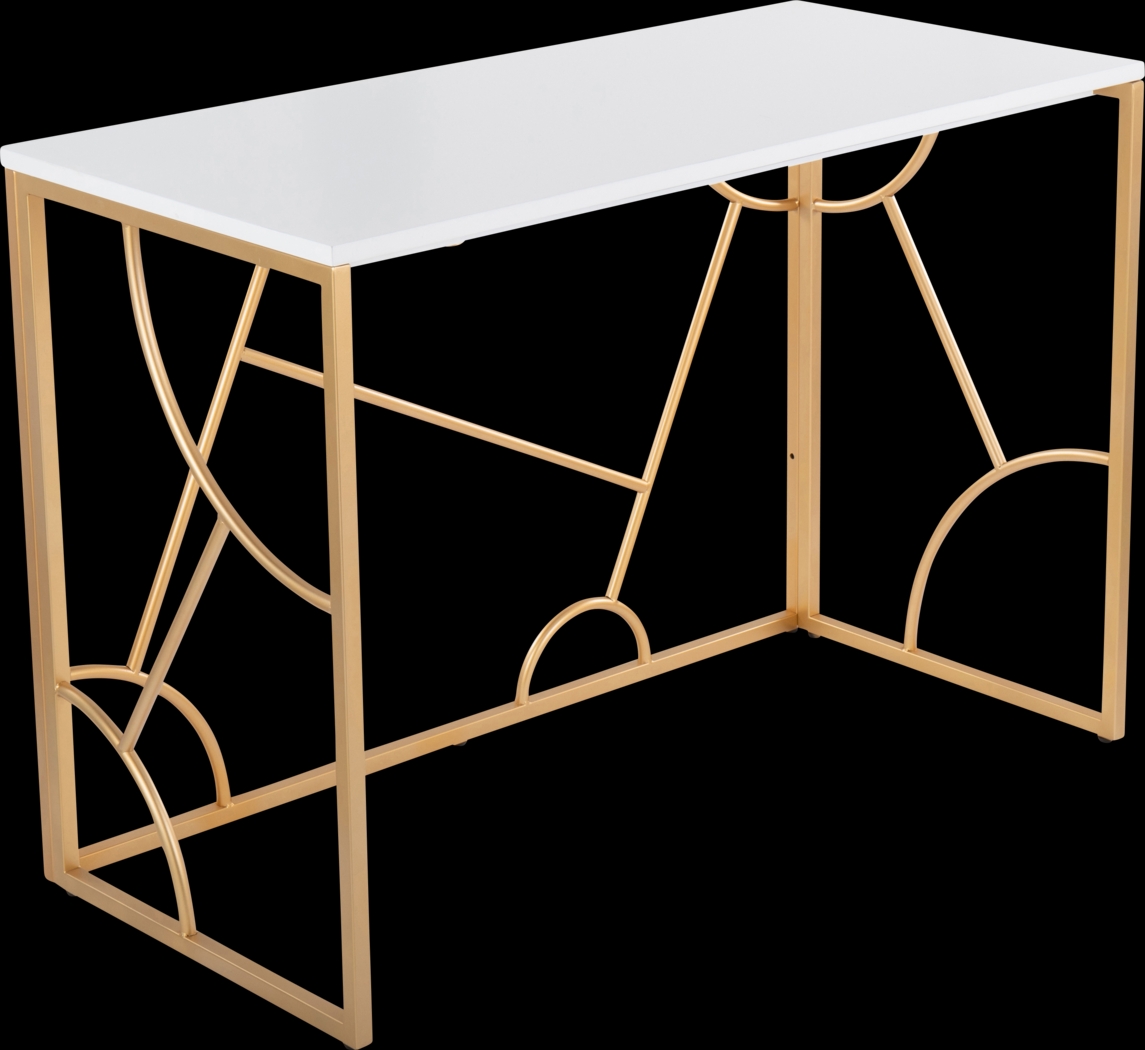 Berewick White Desk - Thumbnail - Image 1