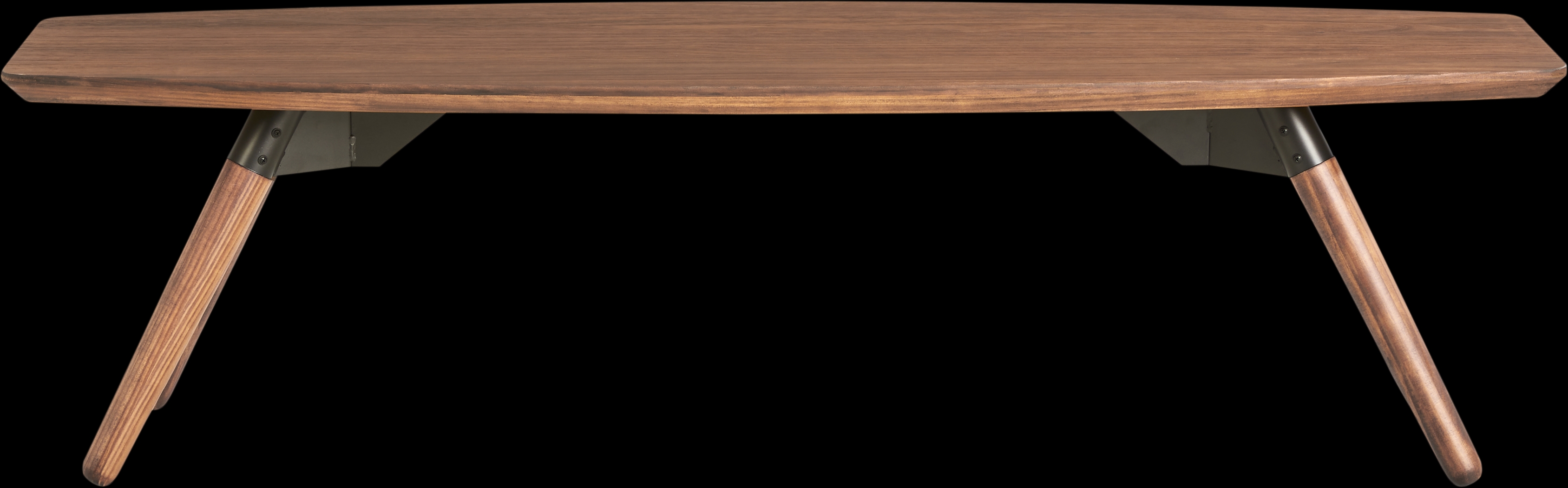 Bergen Boulevard Walnut Bench - Thumbnail - Image 2