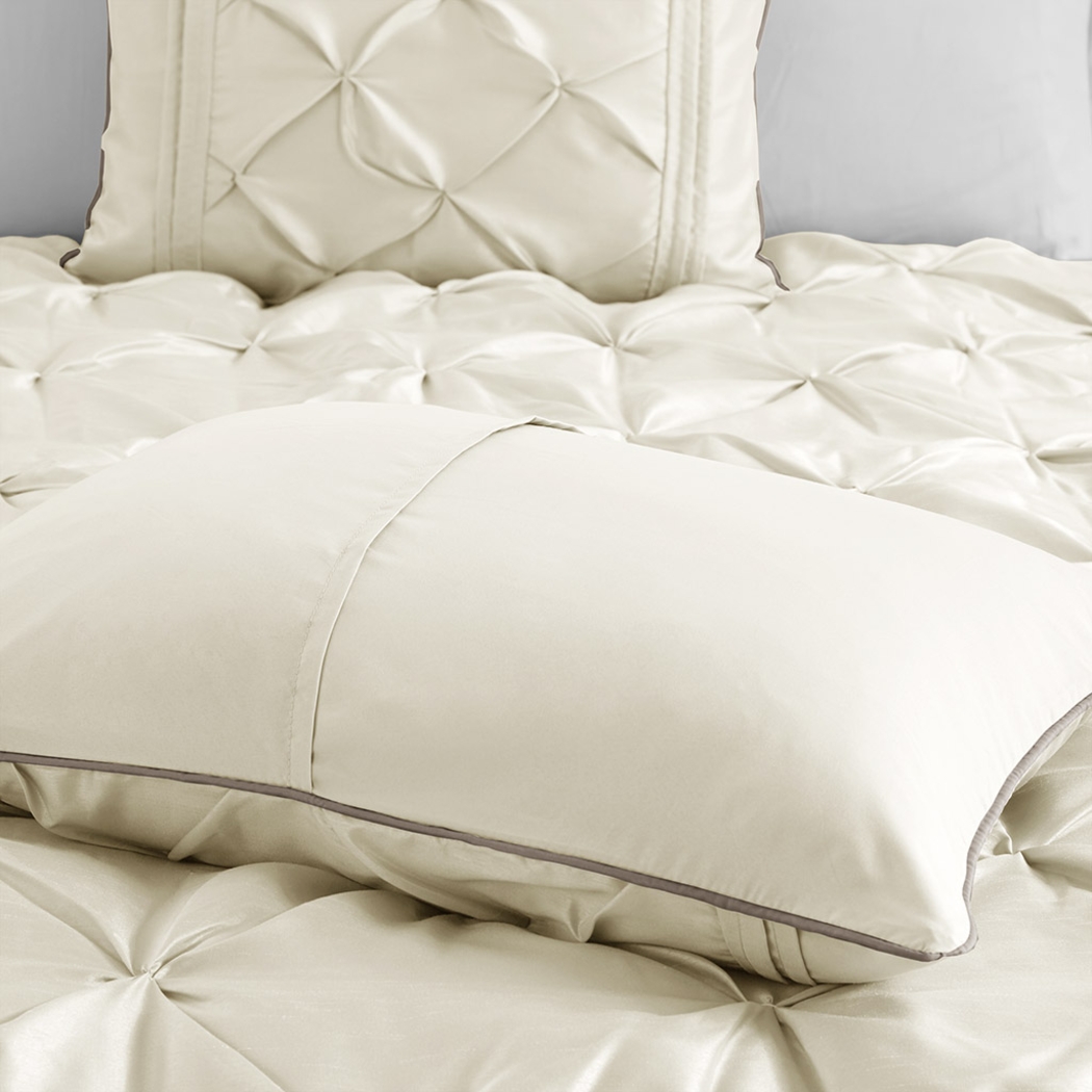 Bergerae Ivory 7 Pc Full Comforter Set - Thumbnail - Image 6