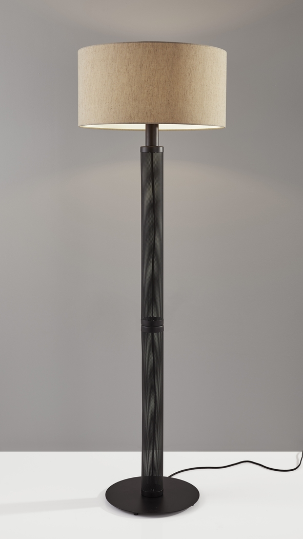 Bergner Black Floor Lamp - Thumbnail - Image 2