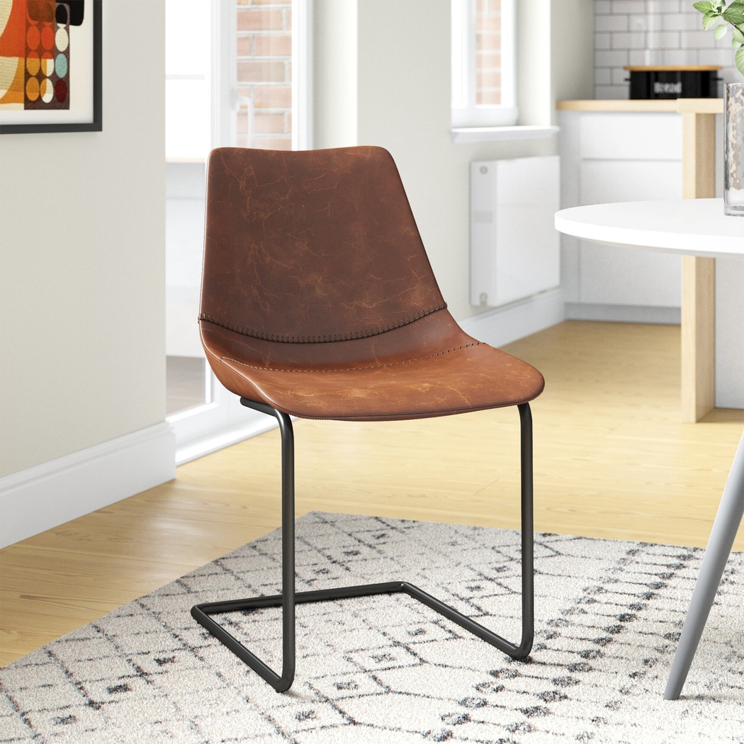 Bergstedt Dark Brown Dining Chair - Thumbnail - Image 2