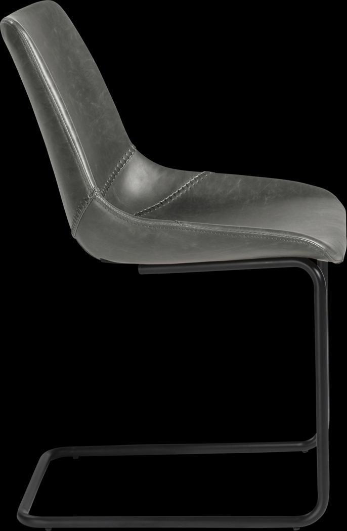 Bergstedt Dark Gray Dining Chair - Thumbnail - Image 4