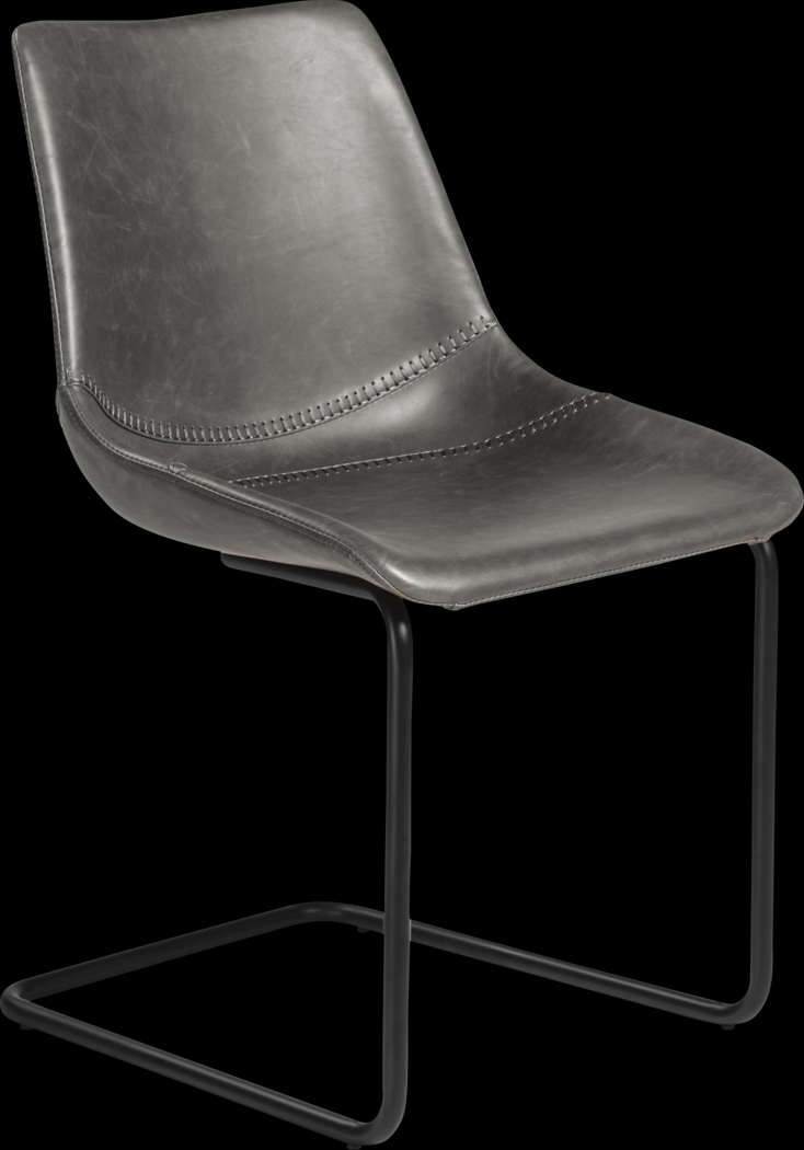 Bergstedt Dark Gray Dining Chair - Thumbnail - Image 1
