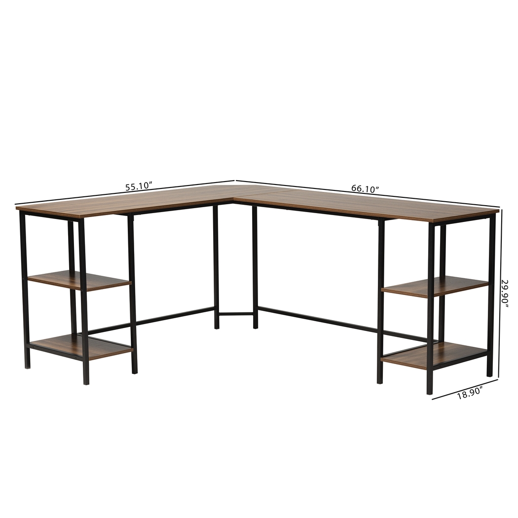 Bergstrasse Brown Desk - Thumbnail - Image 10