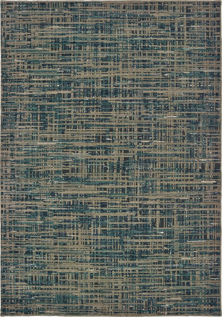 Berina Blue 5'3 x 7'6 Rug - Thumbnail - Image 1