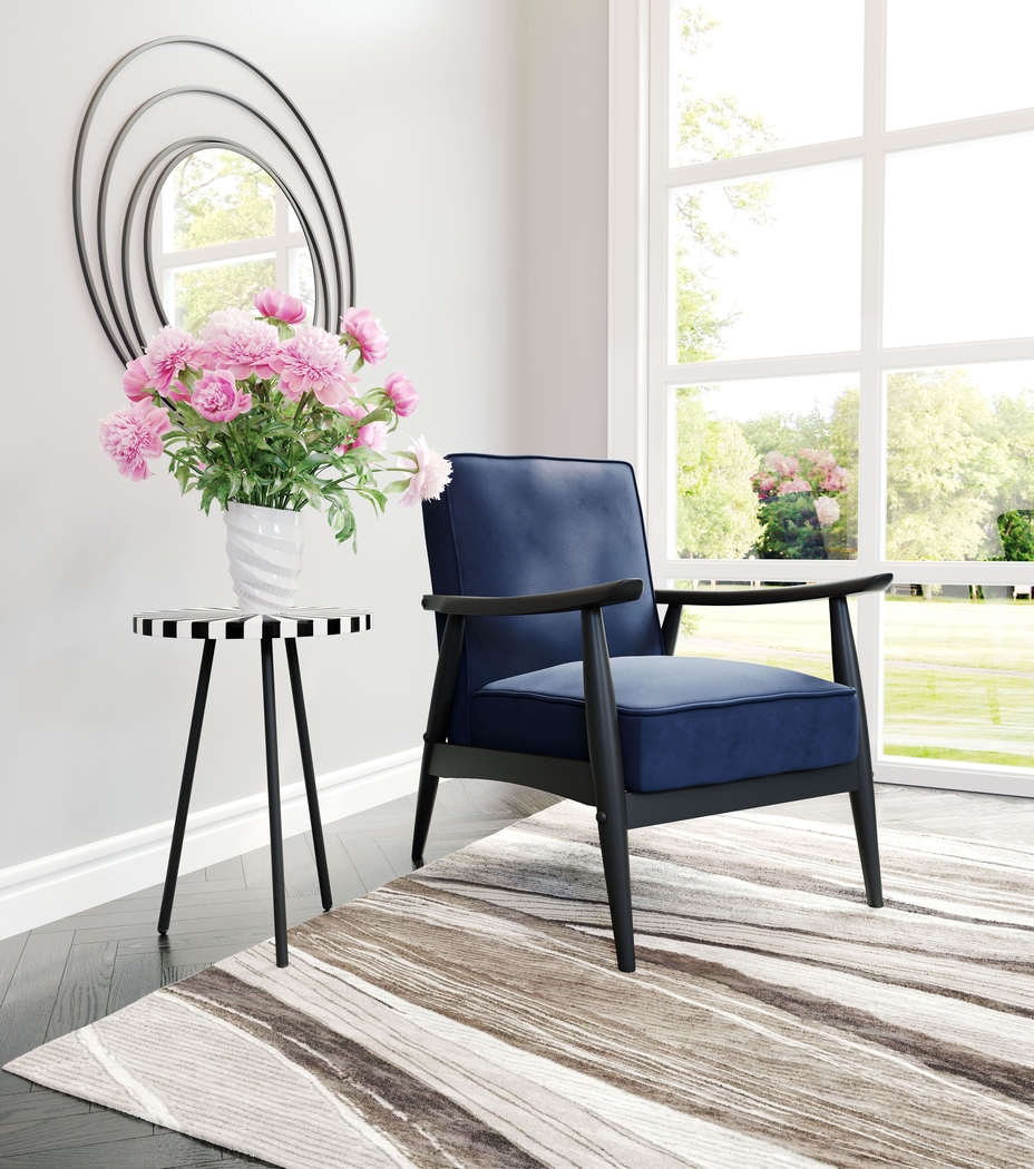 Beringer Blue Accent Chair - Thumbnail - Image 7