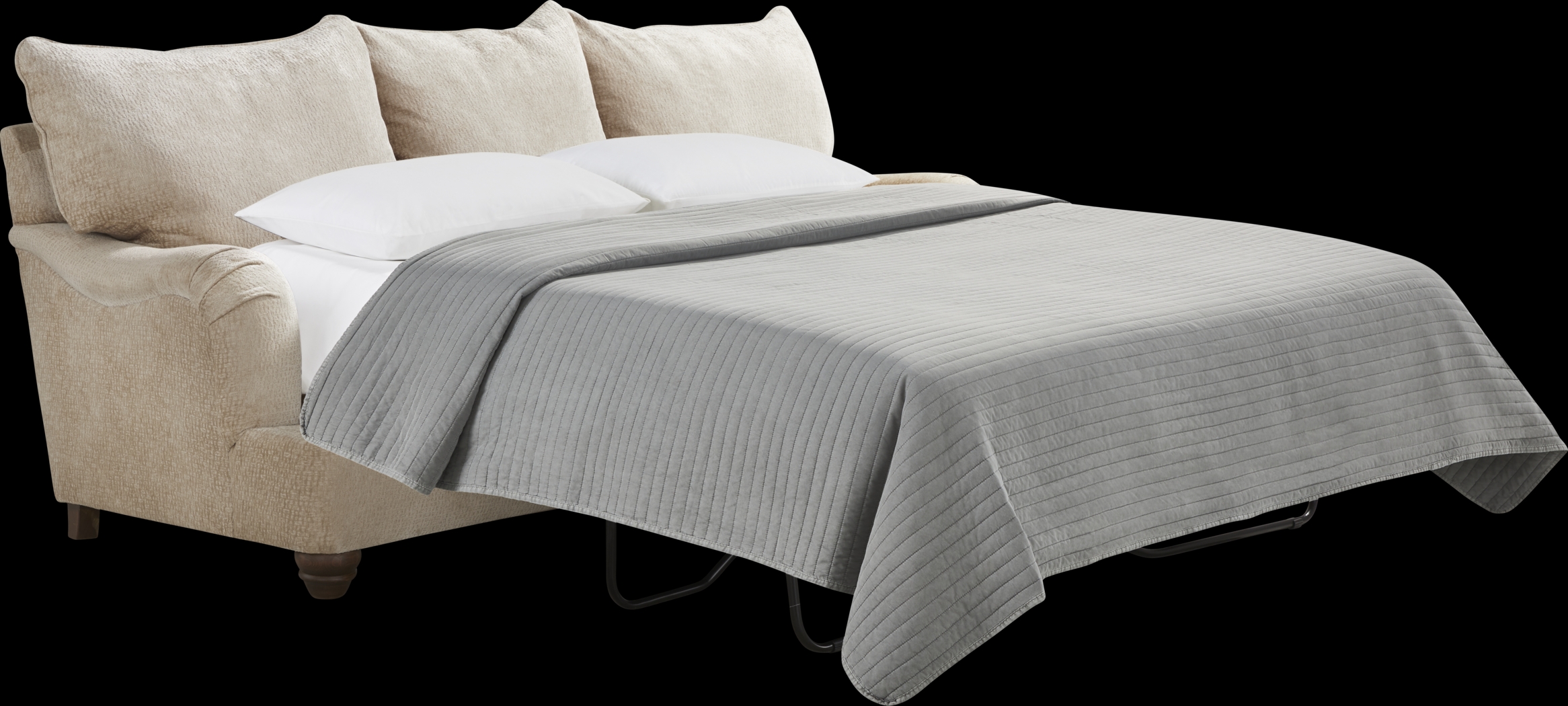 Berkeley Heights Beige Gel Foam Sleeper Sofa - Thumbnail - Image 2