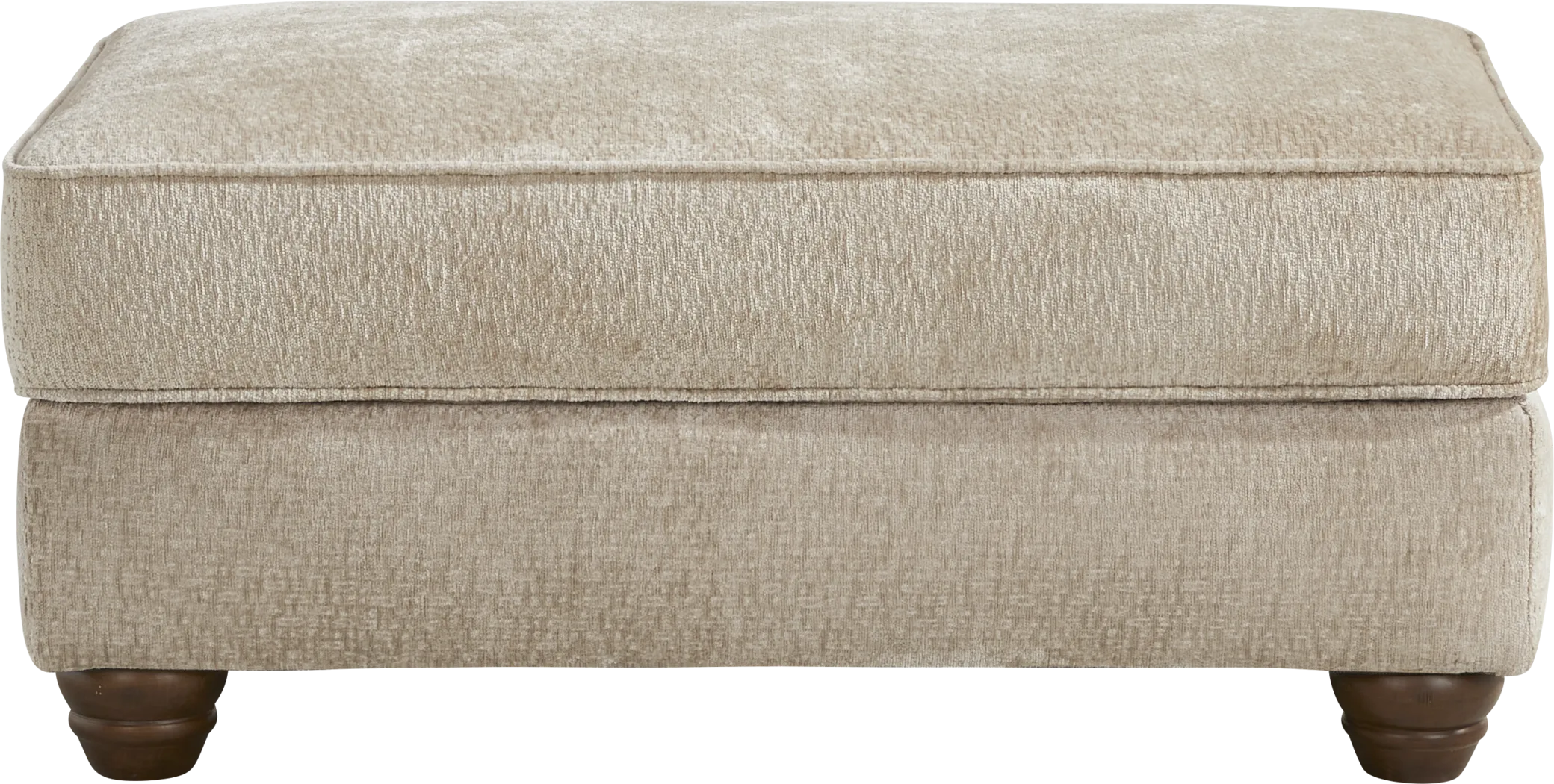 Berkeley Heights Beige Ottoman - Image 2