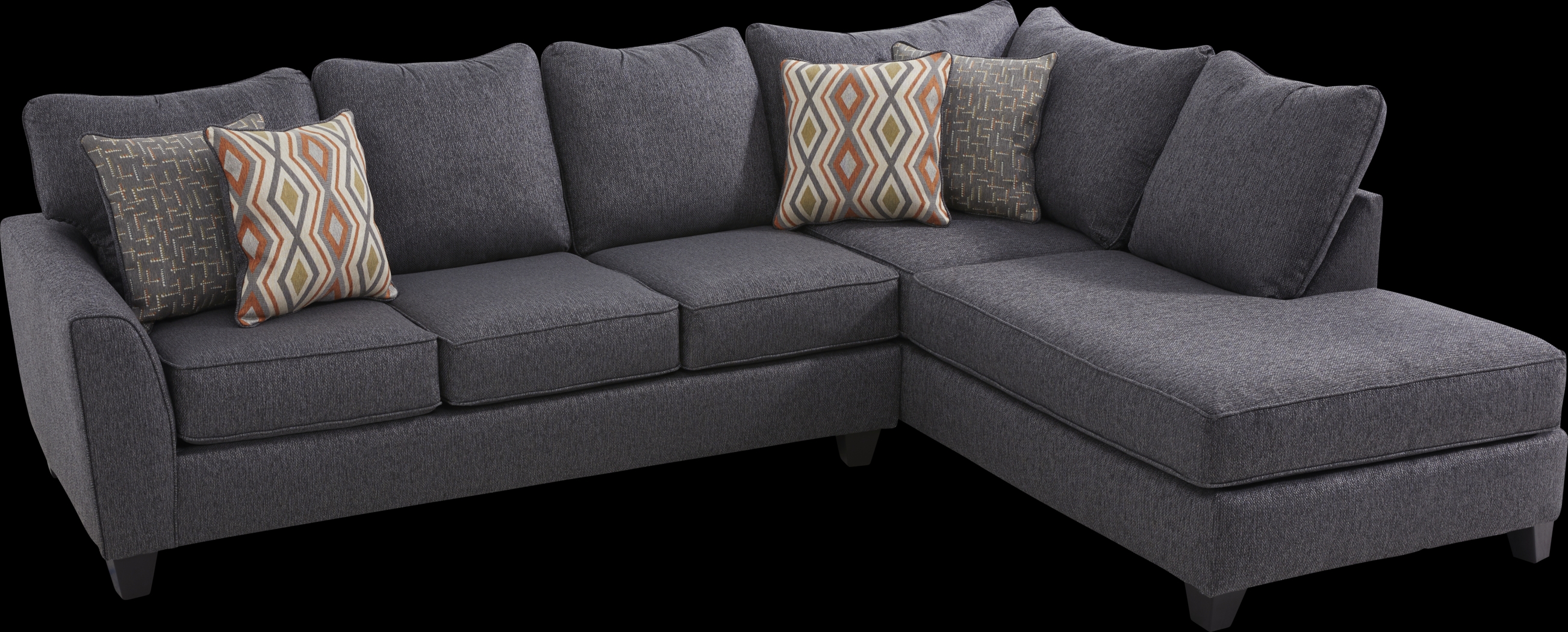 Berkeley Terrace Gray 5 Pc Sectional Living Room - Thumbnail - Image 2