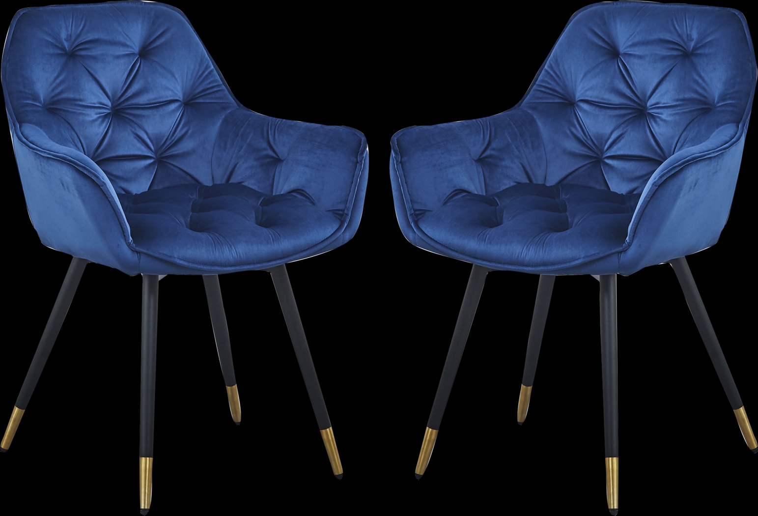 Berkhansted Blue Arm Chair, Set of 2 - Thumbnail - Image 1