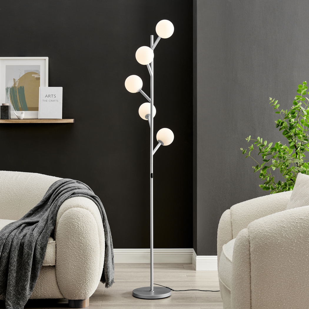 Berkley Hills Silver Floor Lamp - Thumbnail - Image 2