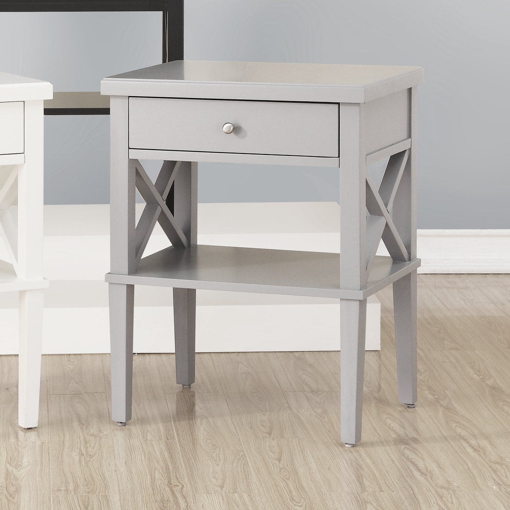 Berknor Gray End Table - Thumbnail - Image 3