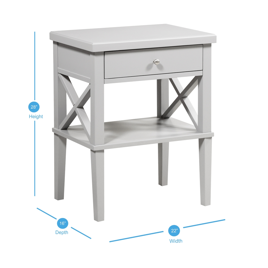 Berknor Gray End Table - Thumbnail - Image 4