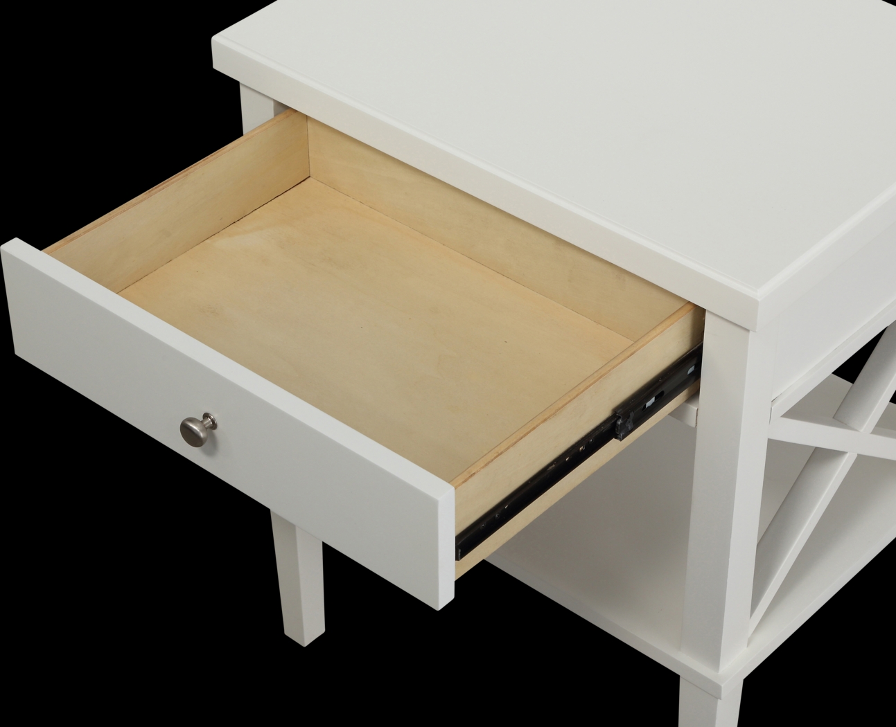 Berknor White End Table - Thumbnail - Image 5